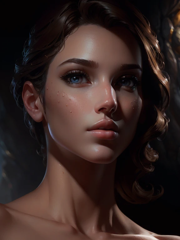 (masterpiece:1.1), (best quality:1.1), (anatomically correct:1.1), (perfect arms:1.1), ((detailed face:1.3)), (detailed skin), (perfect eyes), (perfect nose), (realistic), octane render, sharp focus,(8k), (4k), (Masterpiece), (Best Quality), ((huge lips:1.3)), detailed background, art by artgerm and greg rutkowski, cinematic lighting, 8k