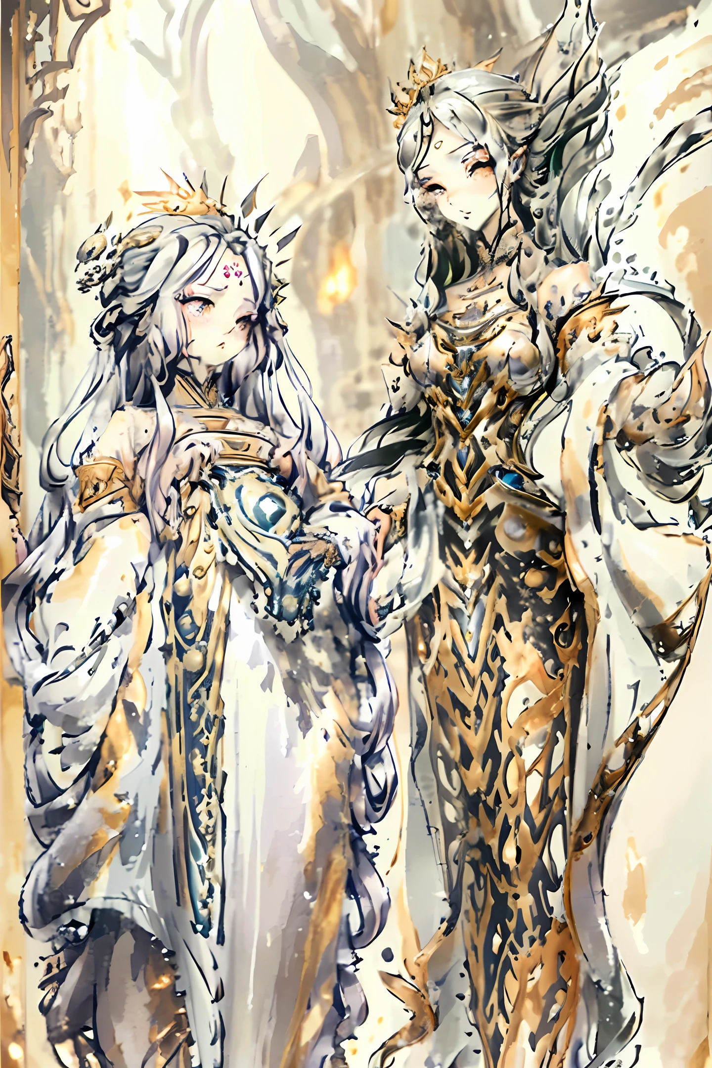 masterpiece, best quality, best quality, Amazing, beautiful detailed eyes,girl, finely detailed, Depth of field, extremely detailed CG unity 8k wallpaper, full body,(other Minato aqua:1.1), (a girl wears Clothes with a silver texture:1.2)，(extremely gorgeous metal style:1.2)，(Metal crown with ornate stripes:1.2)，(Various metals background:1.4)，Sputtered molten iron,(floating hair:1.1),(Hair like melted metal:1.2),(detailed face:1.2), (detailed eyes:1.2),(Clothes made of silver:1.2),(Clothes with gold lace:1.2),full body,(flowing gold and silver:1.3),(everything flowing and melt:1.3),(flowing iron:1.3),(flowing silver:1.3),(lace flowing and melt:1.3)