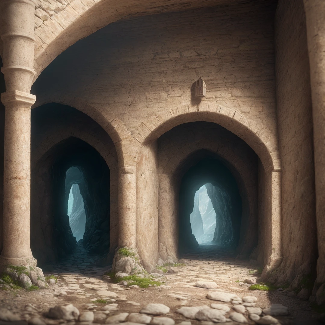 realistic ultradetailed underground corridors and small caves, High quality photo, ultra high res, (photorealistic:1.4), cinema lighting, insanely detailed, hyper realistic, intricate design, fine details, octane render