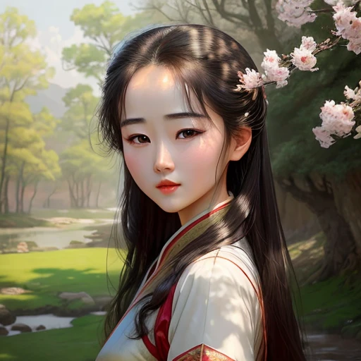 Refer to Liu Yifei's appearance and make a high-resolution picture