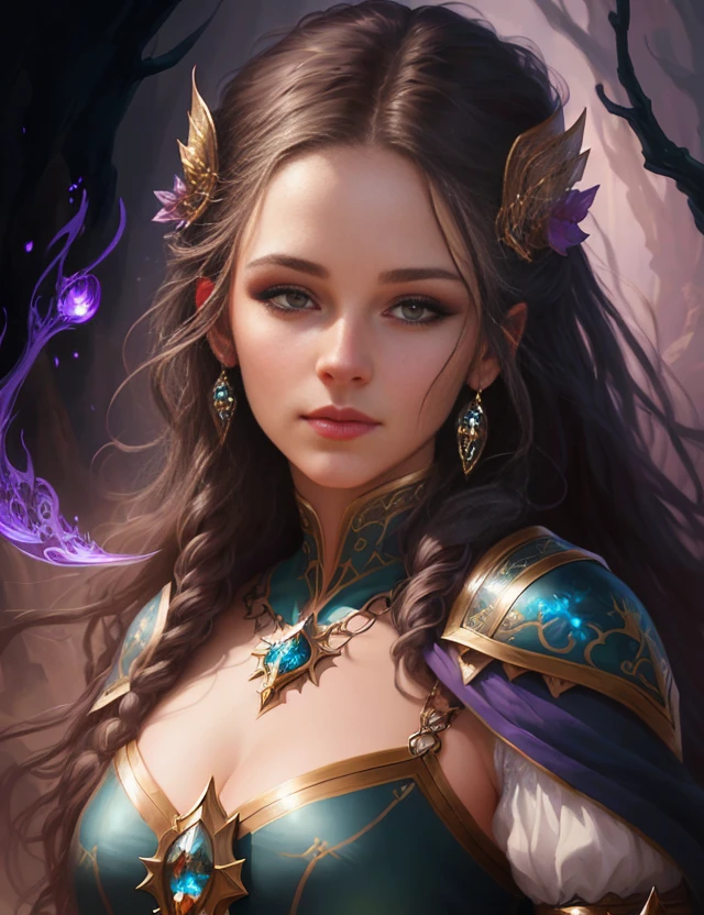 a woman, fantasy art portrait, beautiful fantasy art portrait, realistic fantasy painting, beautiful character painting, fantasy portrait art, fantasy portrait, epic fantasy art portrait, beautiful fantasy portrait, fantasy concept art portrait, fantasy genre portrait, hyperrealistic fantasy art, detailed matte fantasy portrait, realistic fantasy artwork, realistic cute girl painting