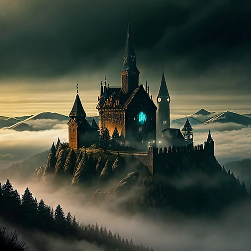 the mists of Ravenloft, Barovia, forest, mountains, Transylvania, horror, gothic