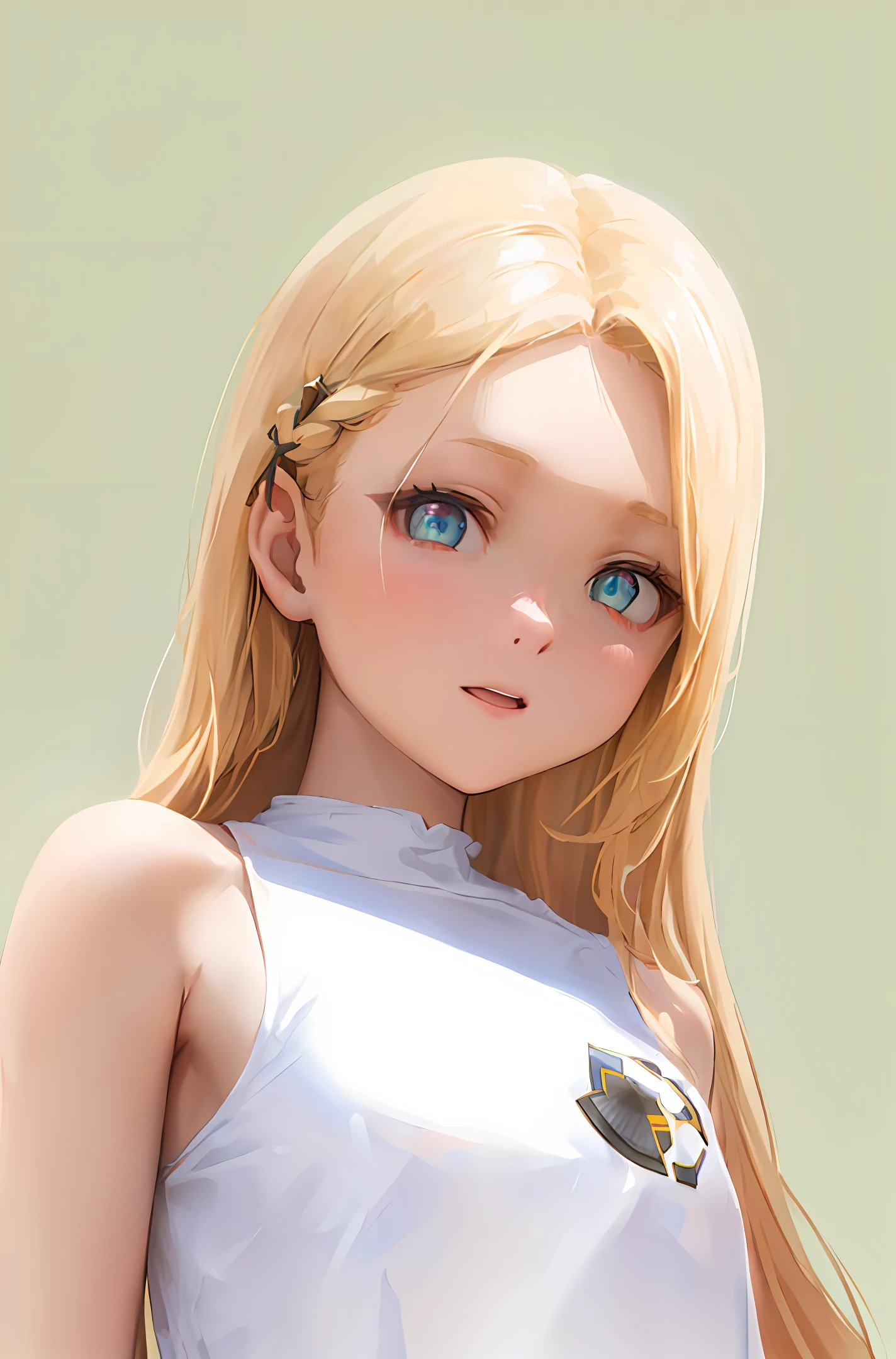 crop top, bare arms, (shoulders: 1.9), long hair, pure white background,Kpop idol, short sleeve t-shirt, hip hop pants, colorful, 1 piece women's colored PVC vest (movie interference)), full body, wearing sneakers, beautiful eyes, glitter, accessories, c4d, blender, pretty face, (colored laser transparent PVC material), interference film, full body, pretty eyes, beautiful eyes, accessories, human art, character concept design, beautiful, white background, masterpiece, high quality , High resolution {beautiful detailed eyes: 1.4}, (ultra-fine detail), (extremely detailed, beautiful: 1.2), (exquisite beauty, cute face: 1.3), glowing eyes