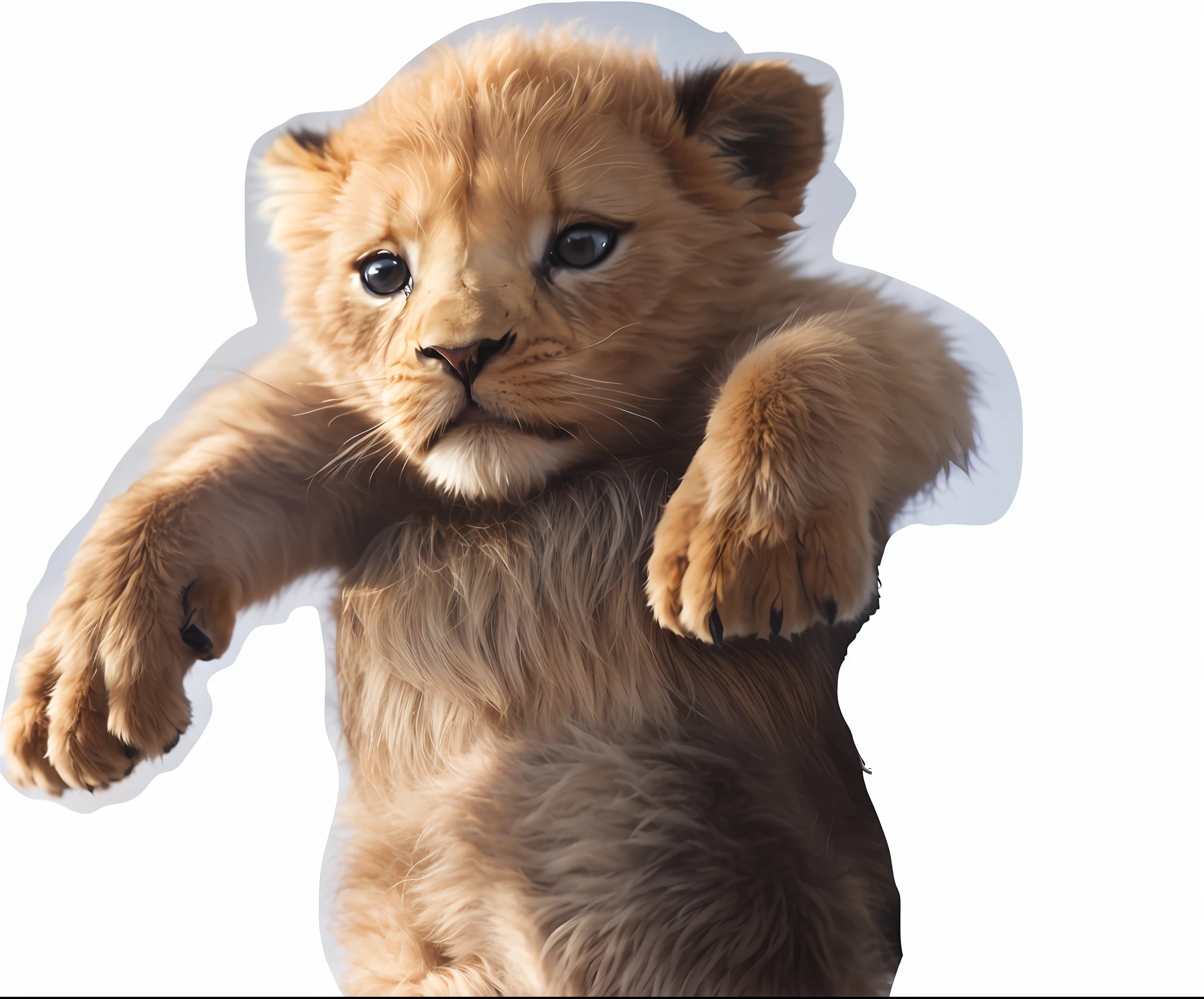 8k, lion cub,, super realistic, real fur, super detail, exquisite fur, dramatic lighting, depth of field