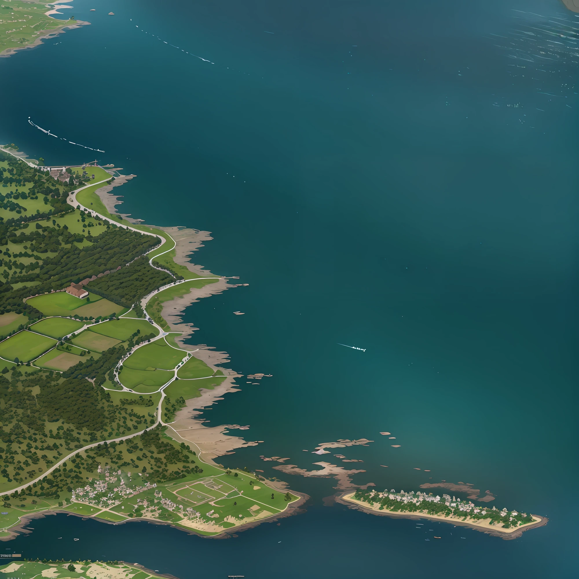 araffes in a field with a river and a forest, steam workshop maps, no trees, hyper detailed, zoom out very far, game map, grassy plains, coastline, highly detailed terrain, an expansive grassy plain, entire city visible, detailed scenery — Width 672, highly detailed maps, simple fantasy maps, r/battlemaps, detailed terrain, rock walls of river channels