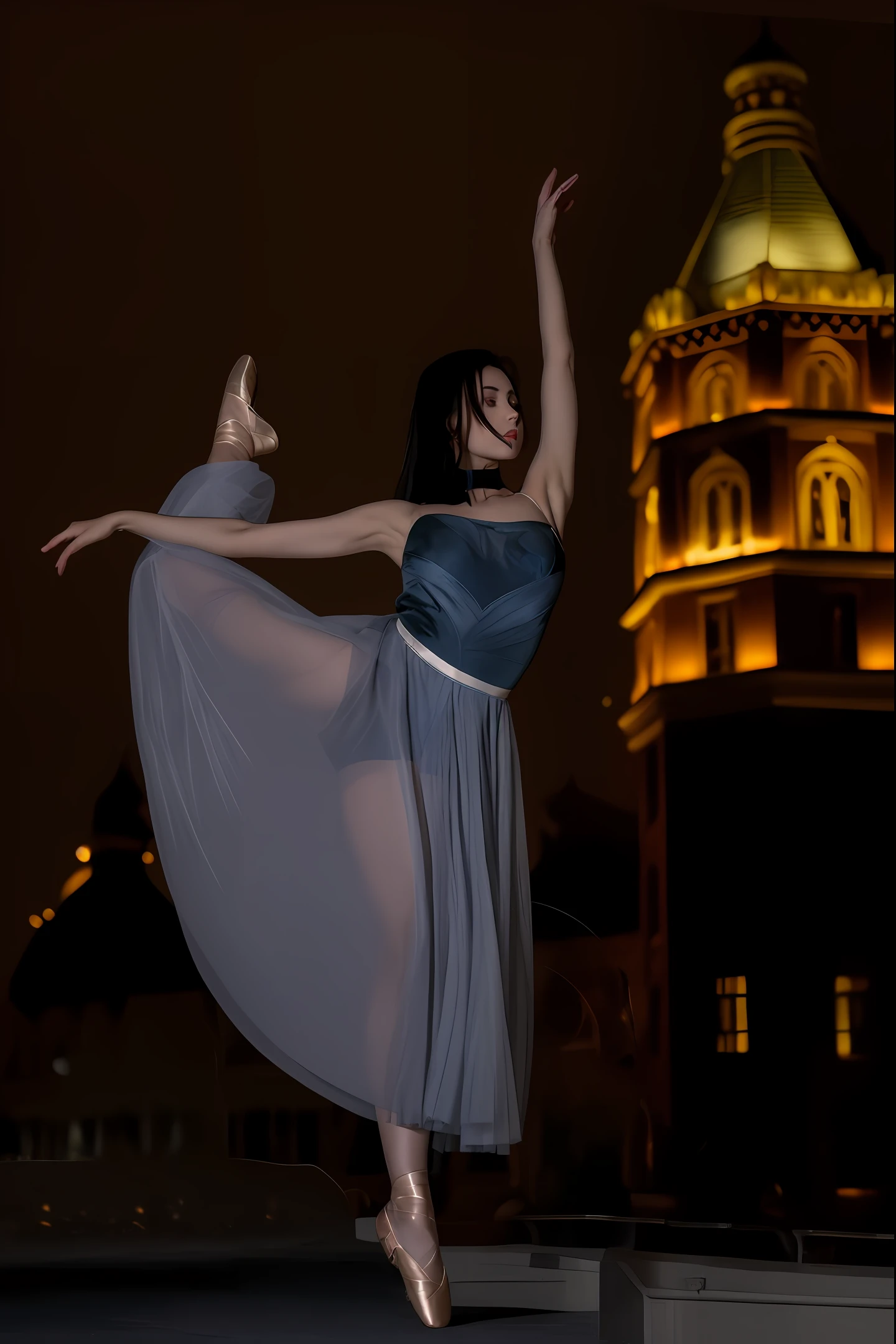 (8k), arafed woman in a blue dress is dancing, ballet performance photography, yulia nevskaya, alina ivanchenko, dynamic dance photography, alexandra fomina, inspired by Fei Danxu, anna nikonova, sergey krasovskiy, masha krasnova, dark ballerina, by Emma Andijewska , ballerina, [canon eos 5 d mark iv::0.2], (high detail), (high resolution), (masterpiece), (best quality), (fine detail), 500px hard edged painting sad Trending, (1girl:1.40) , (art of granblue fantasy:1.3), ((beautiful and detailed, (fair skin))). ((gasp)). ((clothing style), ((blush)).