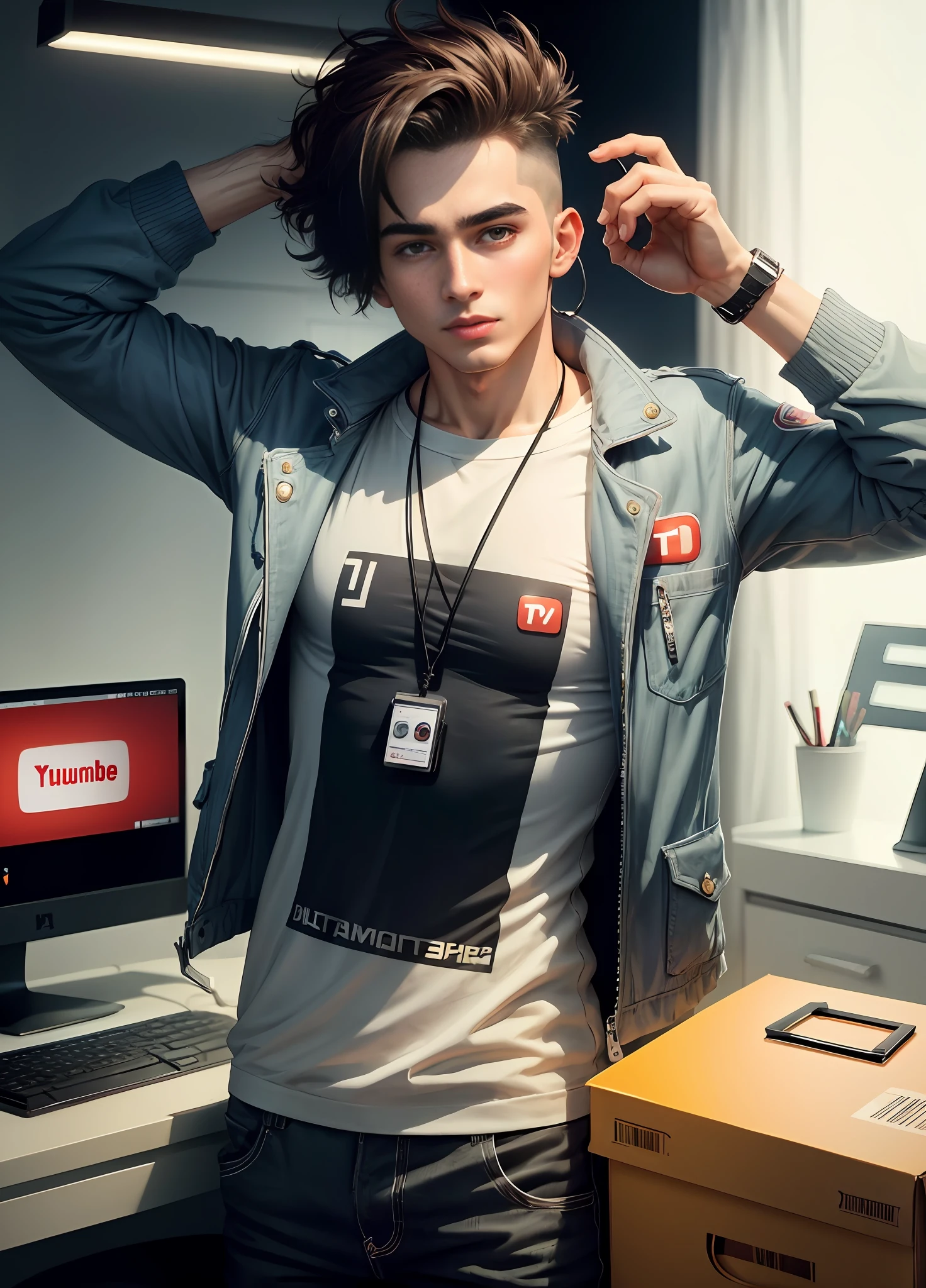 YouTube male influencer
