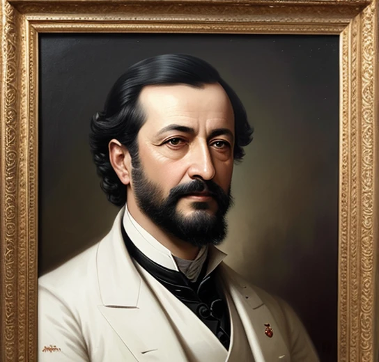 a portrait of kemal kılıçdaroğlu in 19th century, beautiful painting with highly detailed face by greg rutkowski and magali villanueve