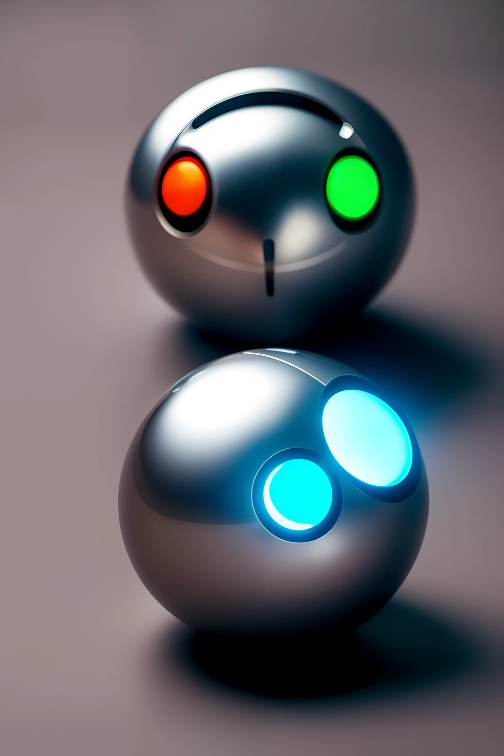 Metallic body, glowing eyes, an AI designed to assist humans in natural language. Vast knowledge, quick learning. Here to make your tasks easier
