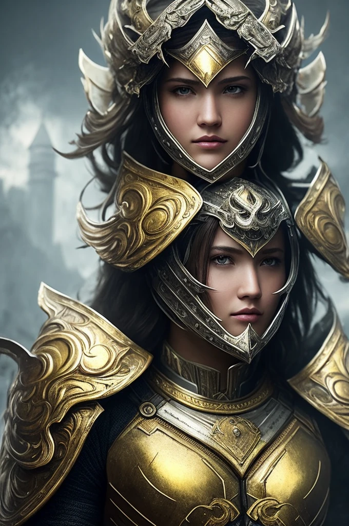 Full Body, Walking Pose, Slow Motion, (Warrior: 1.2) Female Wearing Full Body Multiple Layers (Heavy Metal Armor: 1.2), (White and Yellow Metal Armor, Complex Pattern: 1.2), Gloves, (Very Detailed, Bloom: 1.5), ( Highest quality, Alessandro Casagrande, Greg Rutkowski, Sally Mann, concept art, 4k), (analog:1.2), (high sharpness), (detailed pupils:1.1), (painting:1.1), (digital painting:1.1 ), detailed face and eyes, masterpiece, best quality, (highly detailed photo:1.1), 8k, photorealistic, (dark hair color, dynamic hairstyle), (pureerosface_v1:0.1), jeremy mann, sandra chevrier, maciej kuciara, sharp , (Ripped Body: 1.1), Realistic, Realistic Shadows, (Asian Castle Background: 1.2), (Michelangelo)