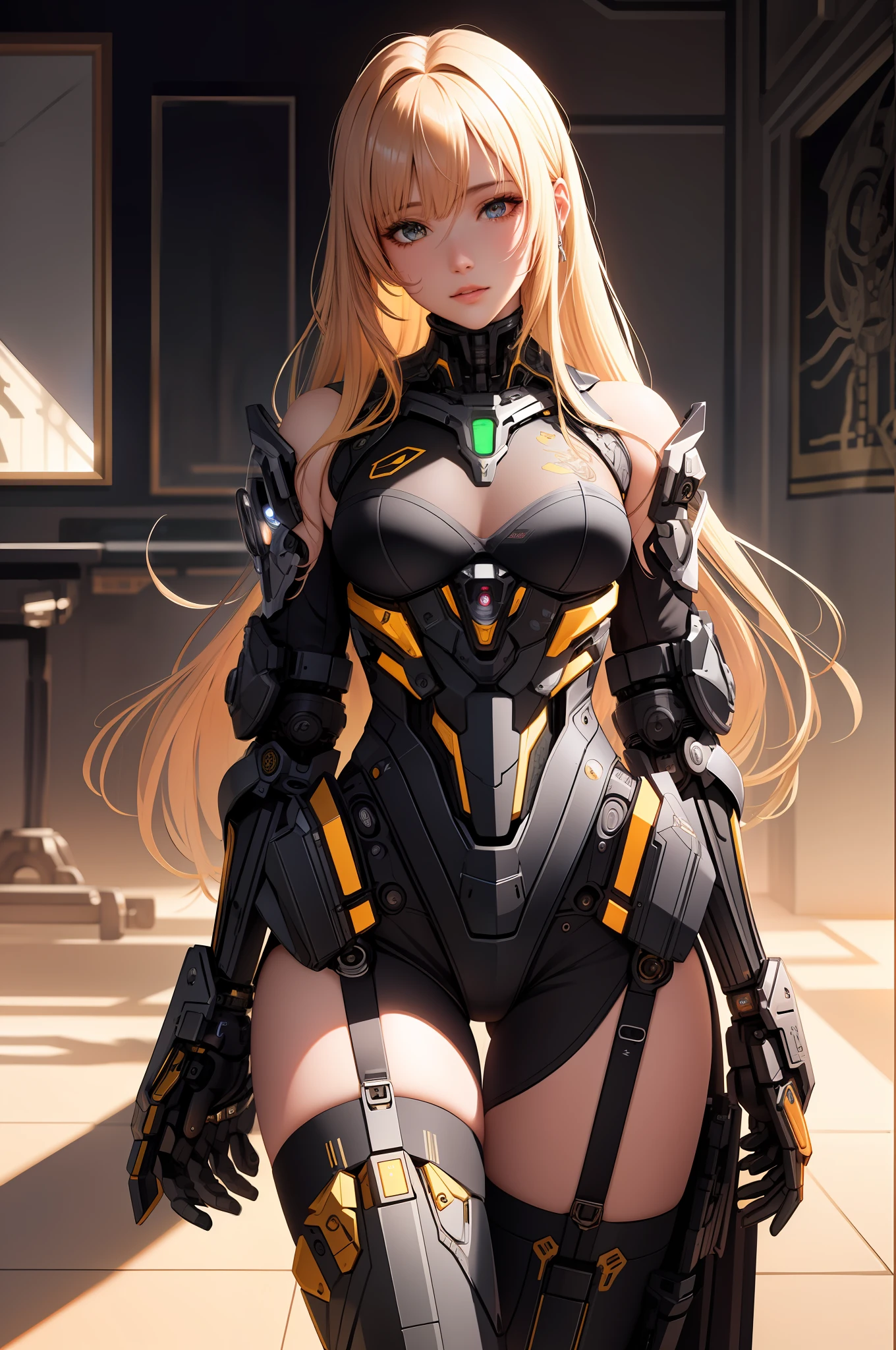 Fine, (Best Illustration), 8k Resolution, Intricate Detail, Best Quality, Realistic, Ultra Detailed, Best Lighting, Best Shadows, Ultra HD, (Bionic Mech), Scorpion Mech, Bishoujo Mech v6