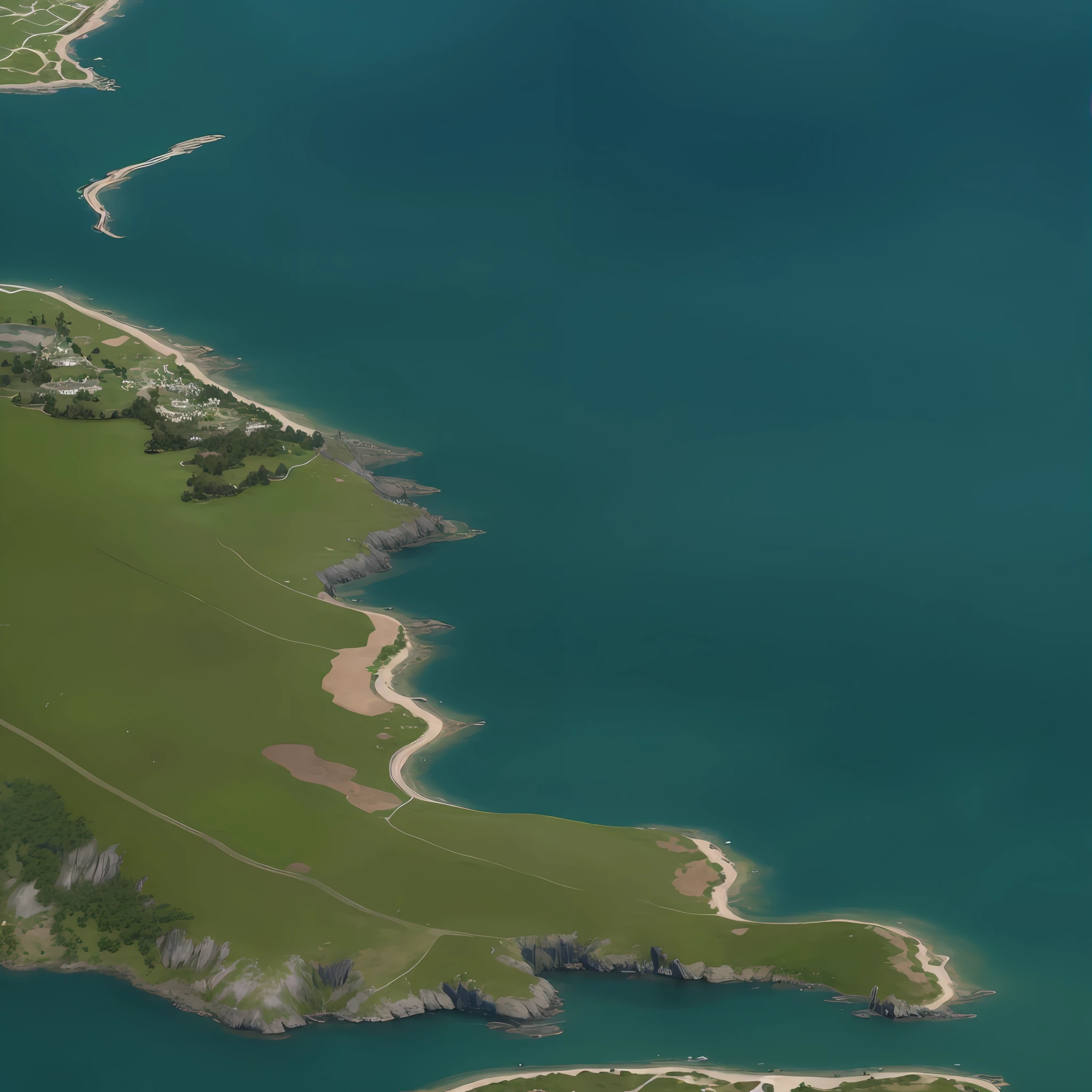 10:04 on May 15th araffes in a field with a river and a forest, steam workshop maps, no trees, hyper detailed, zoom out very far, game map, grassy plains, coastline, highly detailed terrain, an expansive grassy plain, entire city visible, detailed scenery — width 672, highly detailed map, simple fantasy map, r/battlemaps, detailed terrain, rock walls of a river