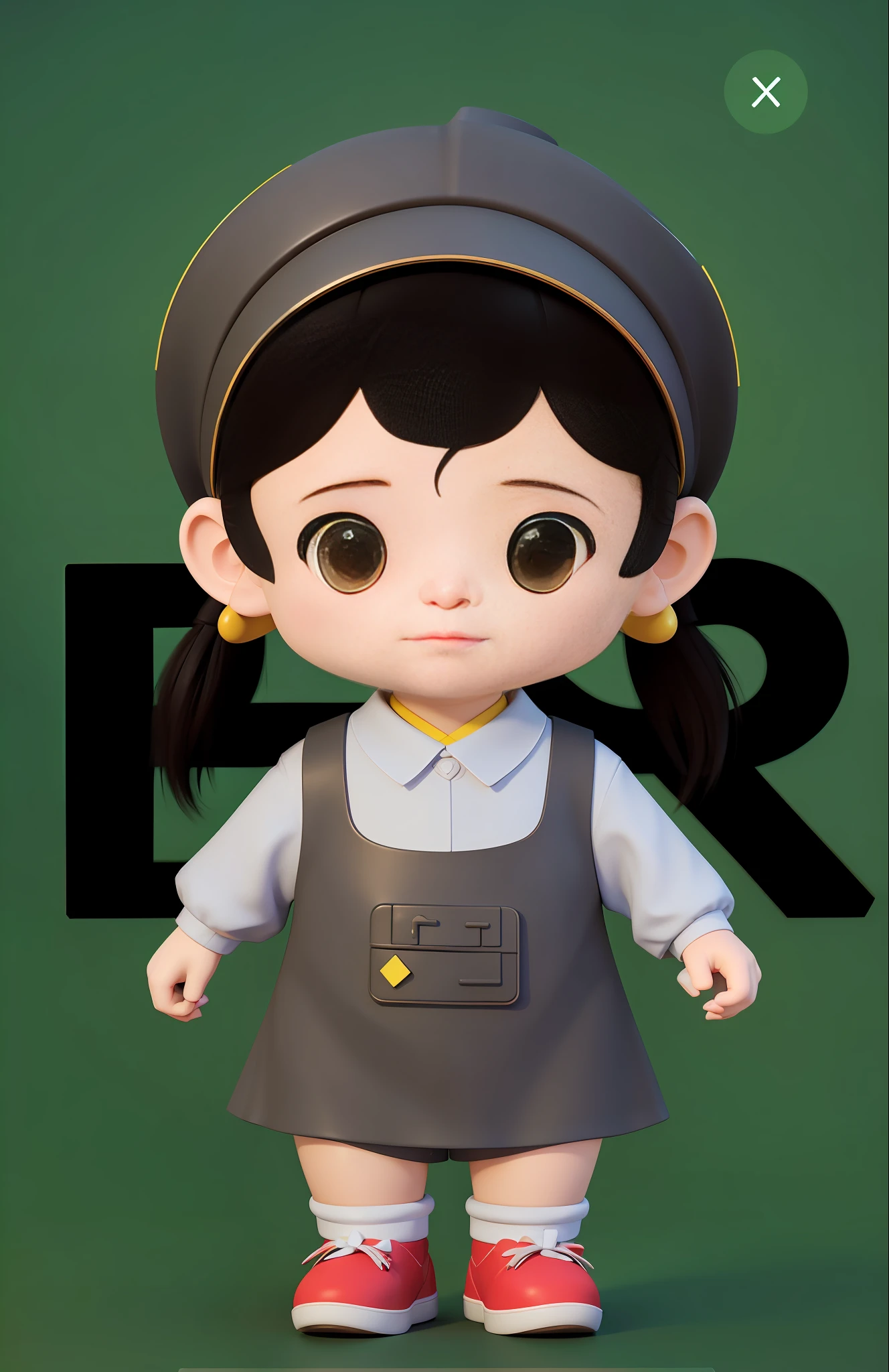 High-grade natural color matching Bright and harmonious Bright and cute 3D animation character design Ray tracing ancient costume IP characters