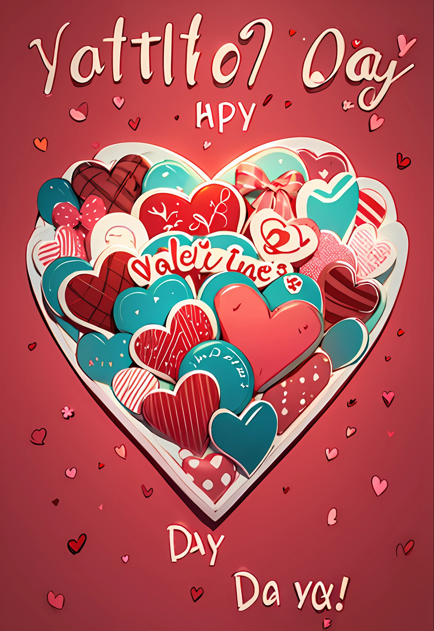 valentine's day happy --v 6