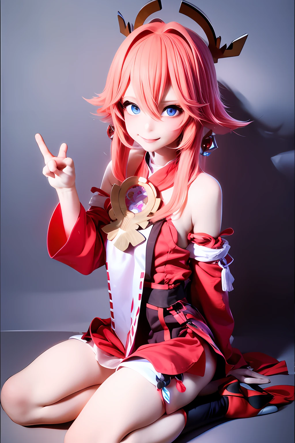 Real person cosplay personification of magicarp