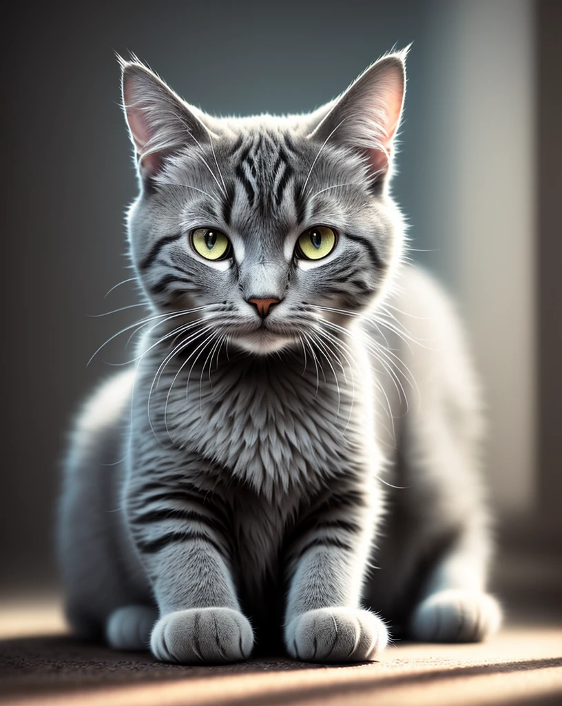 a porthait of cat, cinematic, rim light, 4k textures, soft cinematic light, adobe lightroom, photolab, hdr, highly detailed, sharp focus, soothing tones, hyperdetailed, low contrast, soft cinematic light, exposure blend, hdr,