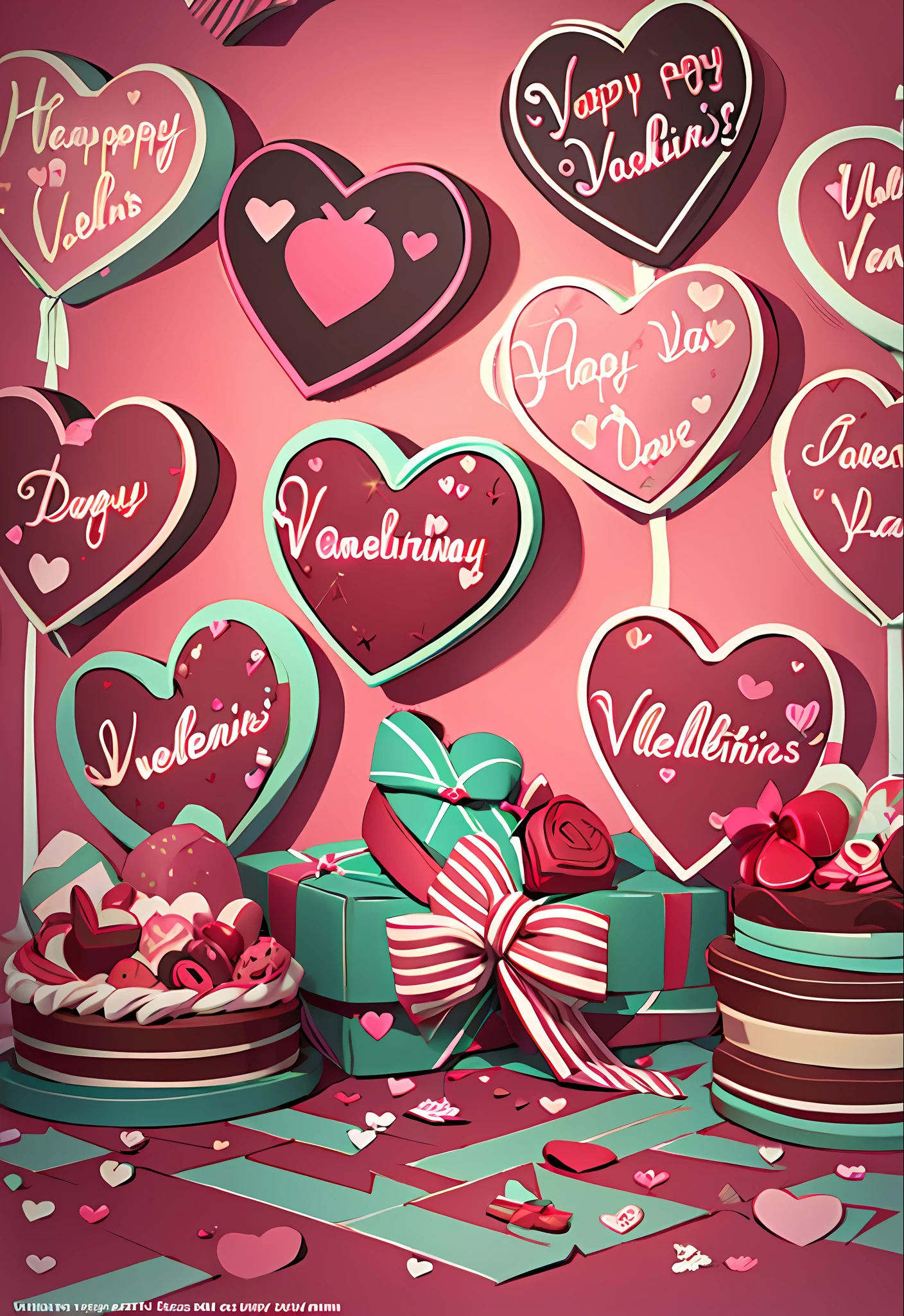 (Valentine's Day theme),(happy:1.6) --v 6