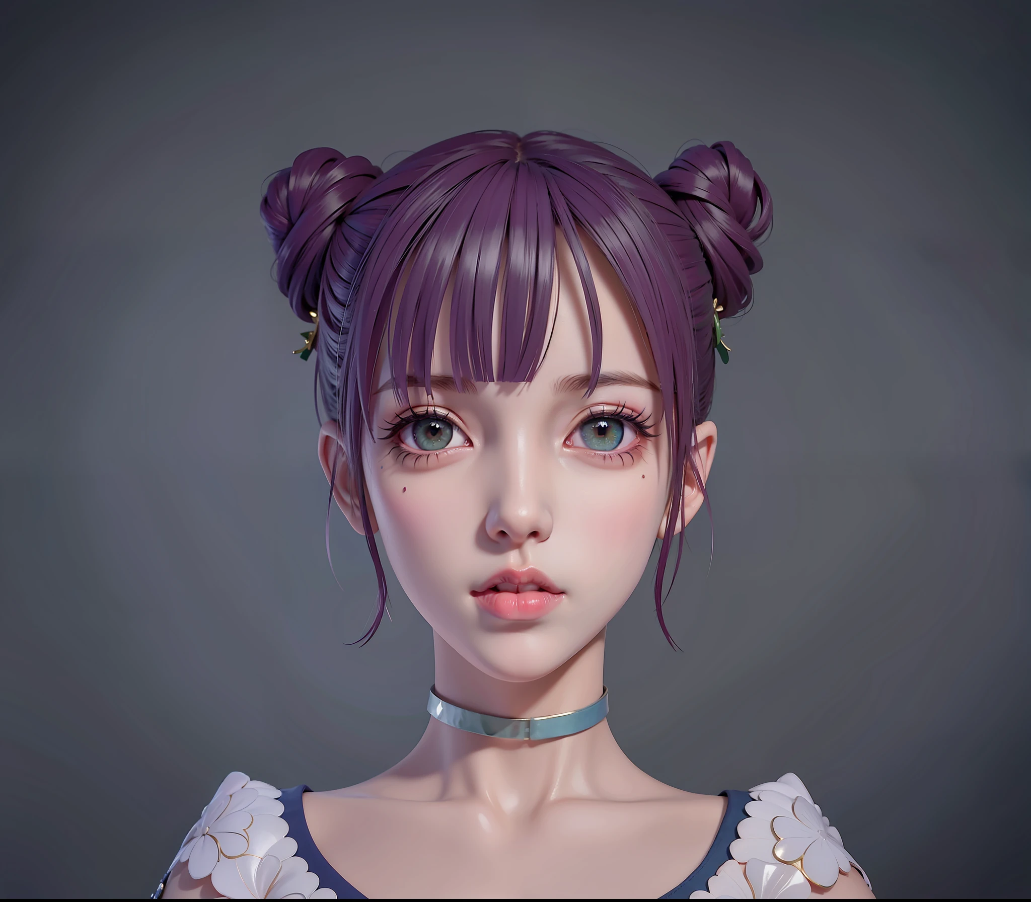 beautiful anime face, spider_web_print, female, perfect face, perfect body, 4k, anime artwork, ((masterpiece)) illustration of kujo_jolyne, 1girl, ((solo)),  hair buns, braided_ponytail, green_lips, makeup, green_hair, two-tone_hair, halterneck, sleeveless_shirt, clothed, skirt, standing, boots,  fullbody,  midriff, (extremely detailed, hyper detailed), (((intricate details))), soft lighting , amazing colors , jojo_no_kimyou_na_boukenart style