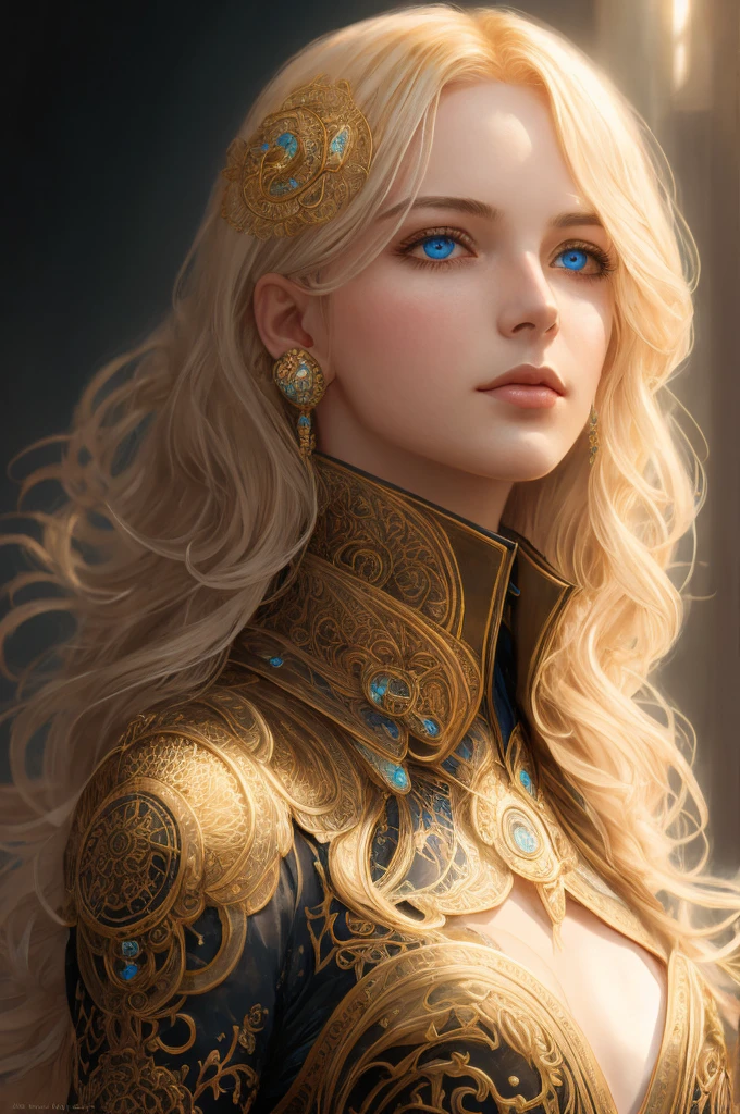 Blue pupils, charm, sharpen the whole
