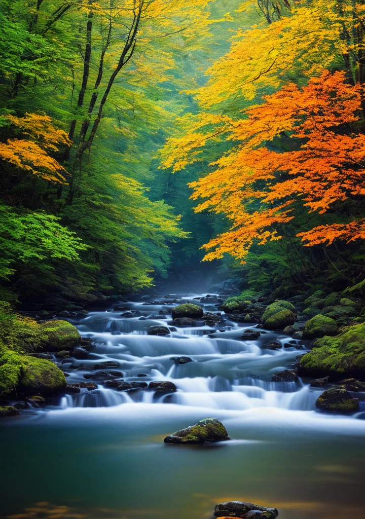 masterpiece, best quality, high quality,extremely detailed CG unity 8k wallpaper, An enchanting and dreamy scene of  aa large sailboat on a narrow river in fantasy forest, with towering trees, hidden fairy glens, creating a sense of mystique and enchantment, artstation, intricate, trending, award winning photography, Bokeh, Depth of Field, HDR, bloom, Chromatic Aberration ,Photorealistic,extremely detailed, trending on artstation, trending on CGsociety, Intricate, High Detail, dramatic, art by midjourney