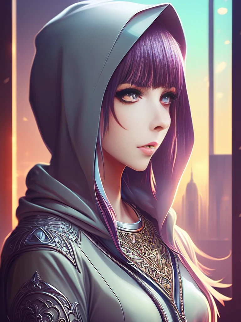epic realistic, illustration, cartoon, soothing tones, calm colors, (anime), (illustration), cartoon, detailed, masterpiece, beast quality, beautiful girl, indoors, close up, white hoodie, from behind, looking back, holding cup, (anime), (illustration), cartoon, detailed, (intricate details:1. 12), hdr, (intricate details, hyperdetailed:1. 15), faded, (neutral colors:1. 2), art, (hdr:1. 5), (muted colors:1. 1), (pastel:0. 2), hyperdetailed, (artstation:1. 4), warm lights, dramatic light, (intricate details:1. 2), vignette, complex background, rutkowski