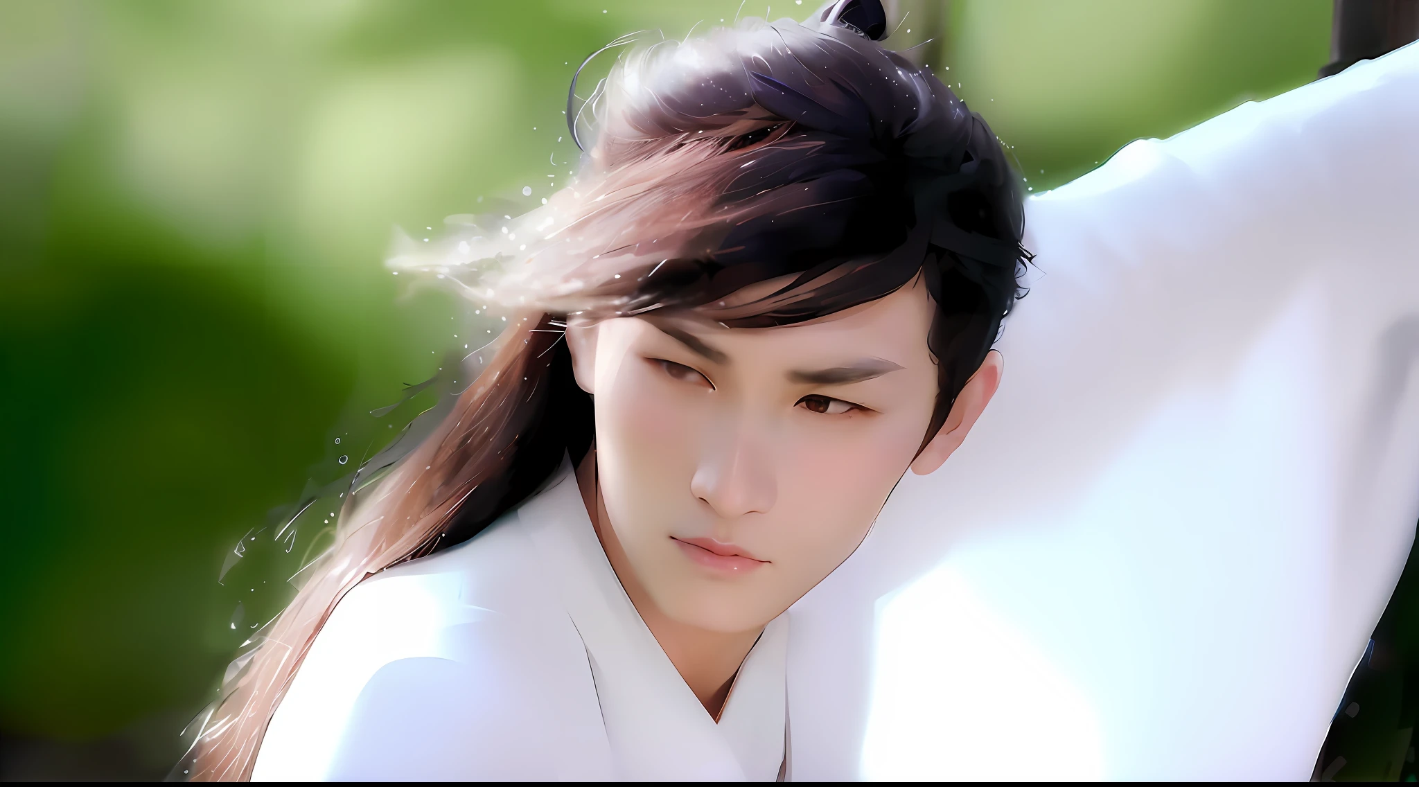 Male, Best Quality, Black Eyes, Black Long Hair, Xianxia Male