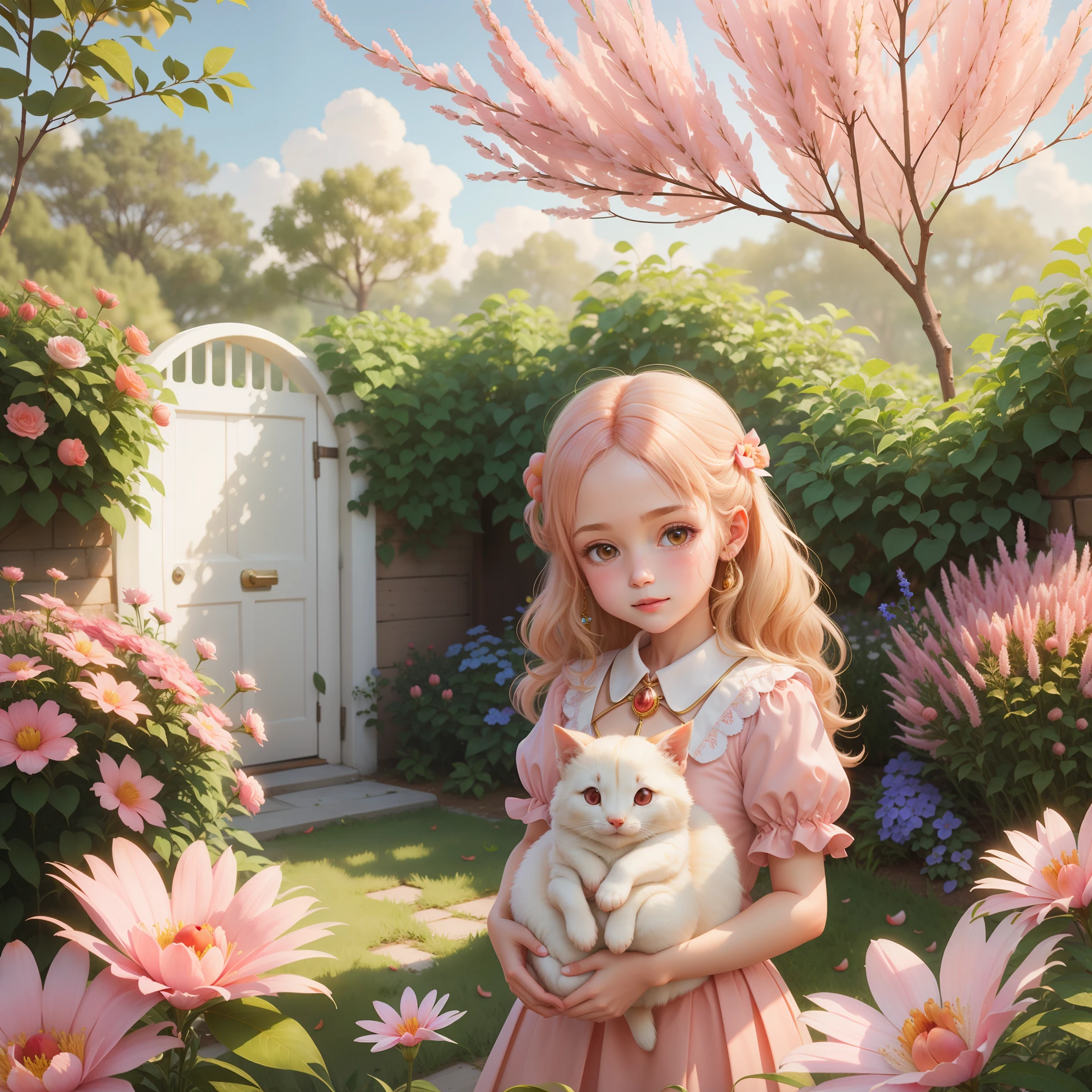 small white peach