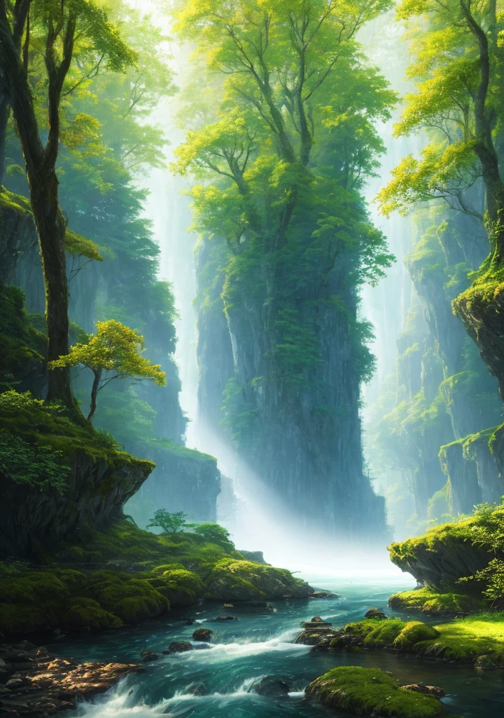 masterpiece, best quality, high quality,extremely detailed CG unity 8k wallpaper, An enchanting and dreamy front view scene of a sailboat on a narrow forrestry river in fantasy forest, with towering trees, hidden fairy glens, creating a sense of mystique and enchantment, artstation, intricate, trending, award winning photography, Bokeh, Depth of Field, HDR, bloom, Chromatic Aberration ,Photorealistic,extremely detailed, trending on artstation, trending on CGsociety, Intricate, High Detail, dramatic, art by midjourney