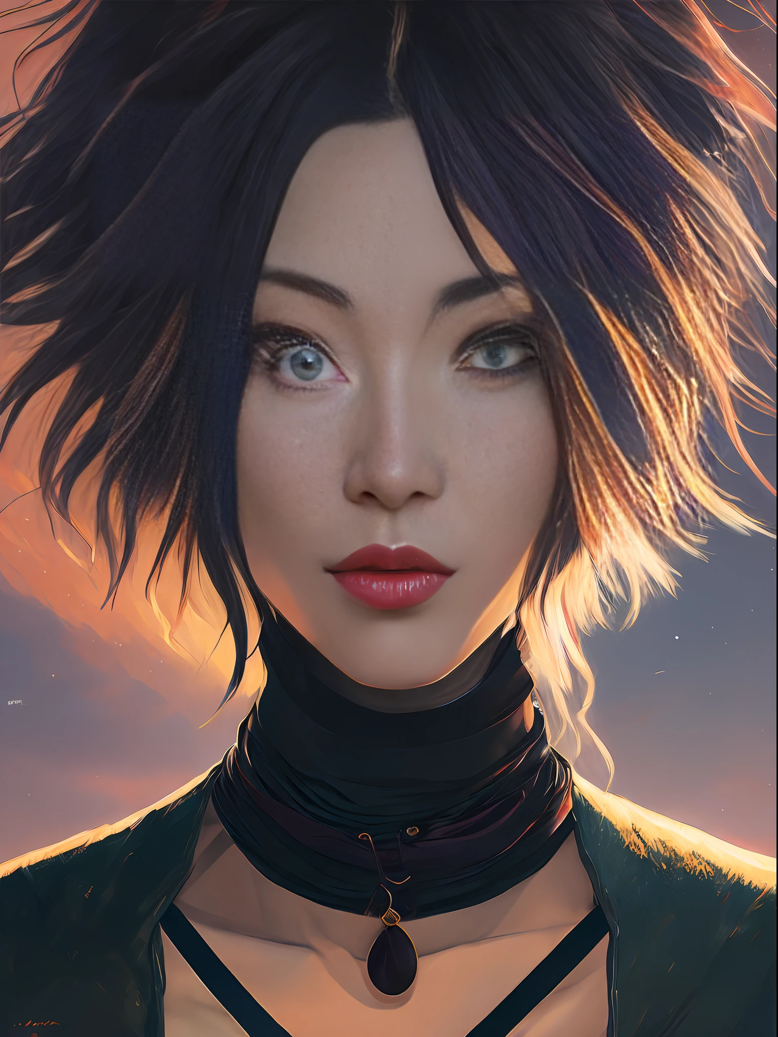 higashiyama kobeni:2, katana, playing card, pose, (((Y3 streetwear, choker, looking at viewer, alternative hairstyle))), in the style of adrian ghenie, (plasma), beams of light, dark, esao andrews, jenny saville, edward hopper, surrealism,(((dark art by james jean))), (takato yamamoto), dark art, intense, dreamy, hauntingly beautiful, (extremely detailed CG unity 8k wallpaper), photo of the most beautiful artwork in the world, professional majestic oil painting by Ed Blinkey, Atey Ghailan, Studio Ghibli, by Jeremy Mann, Greg Manchess, Antonio Moro, trending on ArtStation, trending on CGSociety, Intricate, High Detail, Sharp focus, dramatic, photorealistic painting art by midjourney and greg rutkowski, extremely detailed 8K, smooth, high resolution, ultra quality, highly detailed face, foreshortening, highly focused, ultra quality, highly detail eyes, highly detail mouth, highly detailed face, perfect eyes, both eyes are the same, glare, Iridescent, Global illumination, real hair movement, realistic light, realistic shadow, hd, 2k, 4k, 8k, 16k, extremely detailed CGI anime, soft light, dream light, (light bokeh), sharp focus, vibrant colors, masterpiece, best quality,cool,