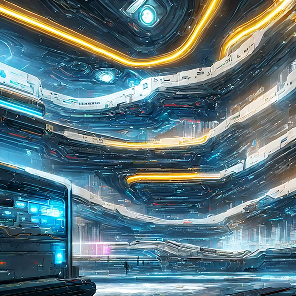 An abstract representation of saving game data, scifi, futuristic, minimal detail