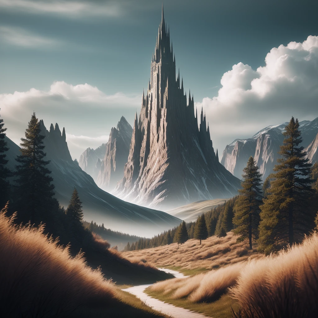 magic landscape,elden ring, dark arts, the witcher,realistic photo,breath taking, sharp lense, professional photographie, 70mm lense, detail love, good quality, unreal engine 5, wallpaper, colerful, highly detailed, 8k, soft light, photo realistic