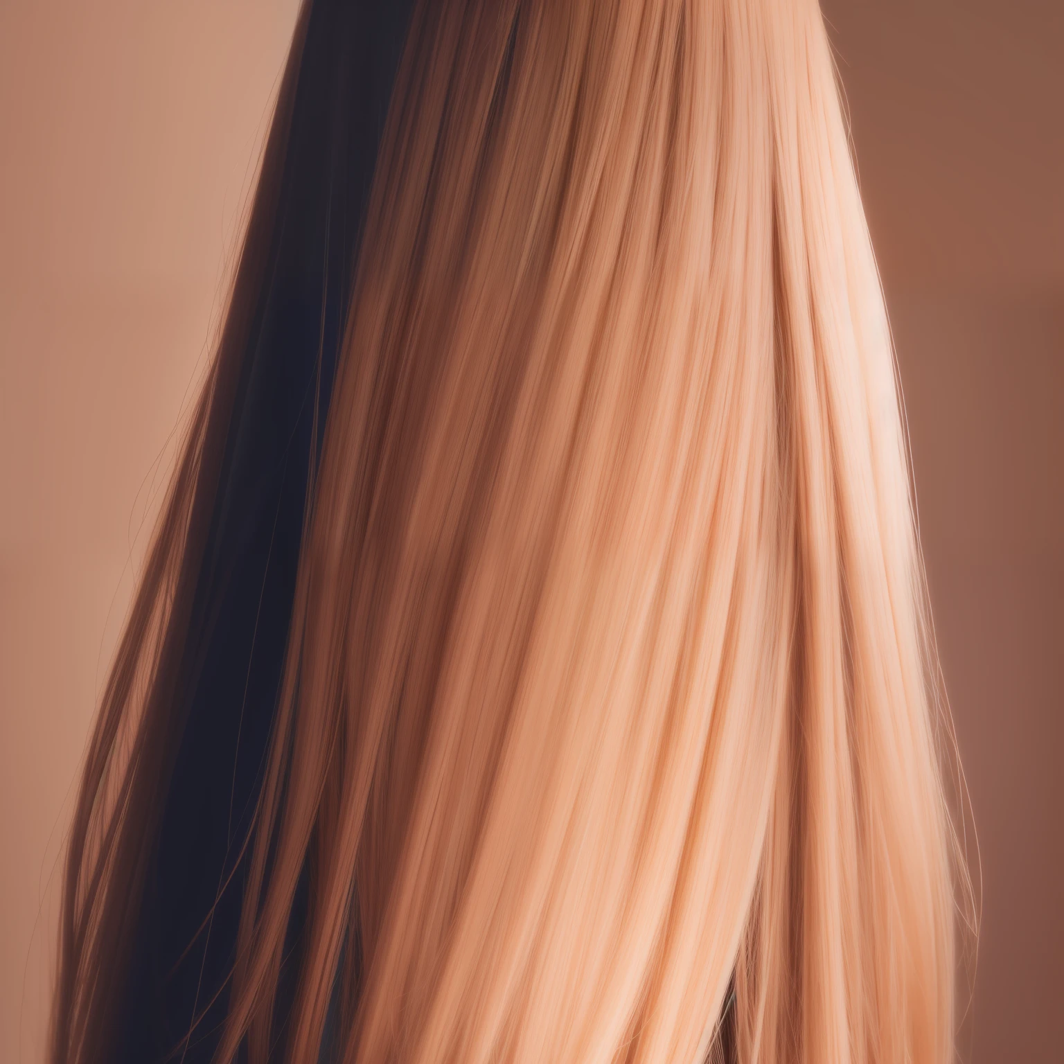 Tall and thin hair