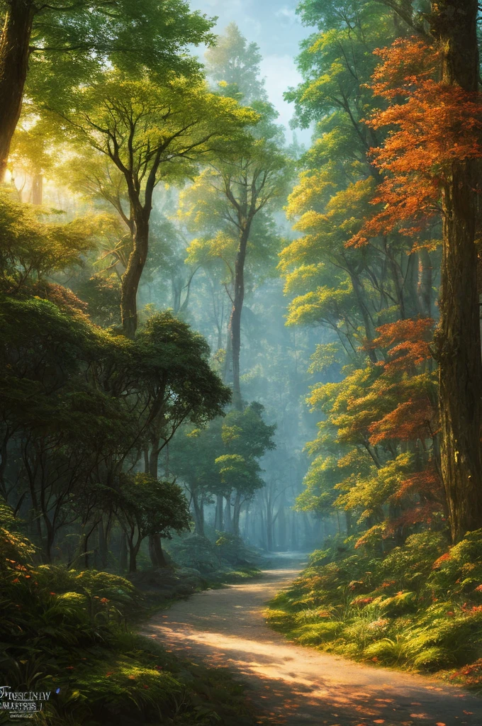 masterpiece, best quality, high quality,extremely detailed CG unity 8k wallpaper, An enchanting and dreamy scene of a fantasy forest, with towering trees, glowing mushrooms, and hidden fairy glens, creating a sense of mystique and enchantment, artstation, digital illustration, intricate, trending, pastel colors, oil paiting, award winning photography, Bokeh, Depth of Field, HDR, bloom, Chromatic Aberration ,Photorealistic,extremely detailed, trending on artstation, trending on CGsociety, Intricate, High Detail, dramatic, art by midjourney