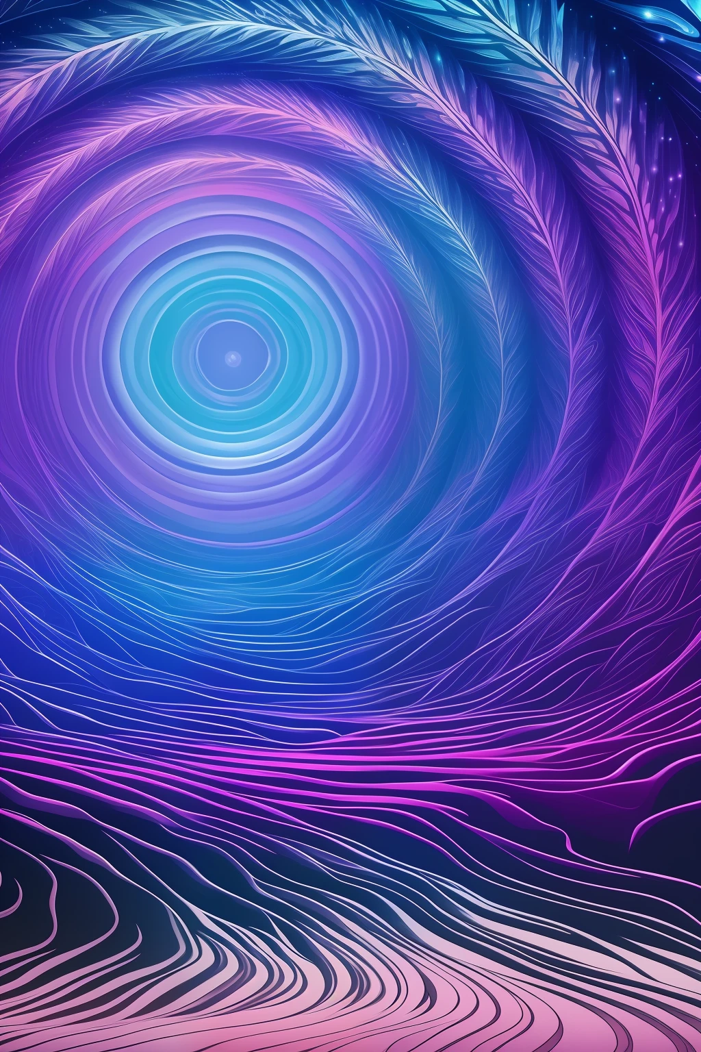 Guided by the whispered lullaby of perlin noise, a lone wanderer traverses the realms of an abstract dreamscape, finding solace in the solitude of a world that resonates with the intricate textures and patterns that mirror their very essence --v 6