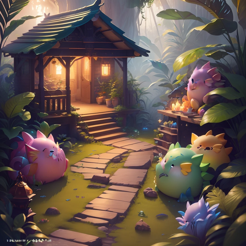 1sweet candies home, serrounding with candies jungle, cute, sweet, fantasy, mustery, home-sweet-home, colorfantasystyle masterpiece, best quality, high quality, extremely detailed CG unity 8k, trending on CGsociety, Intricate, High Detail, dramatic, art by midjourney --v 6