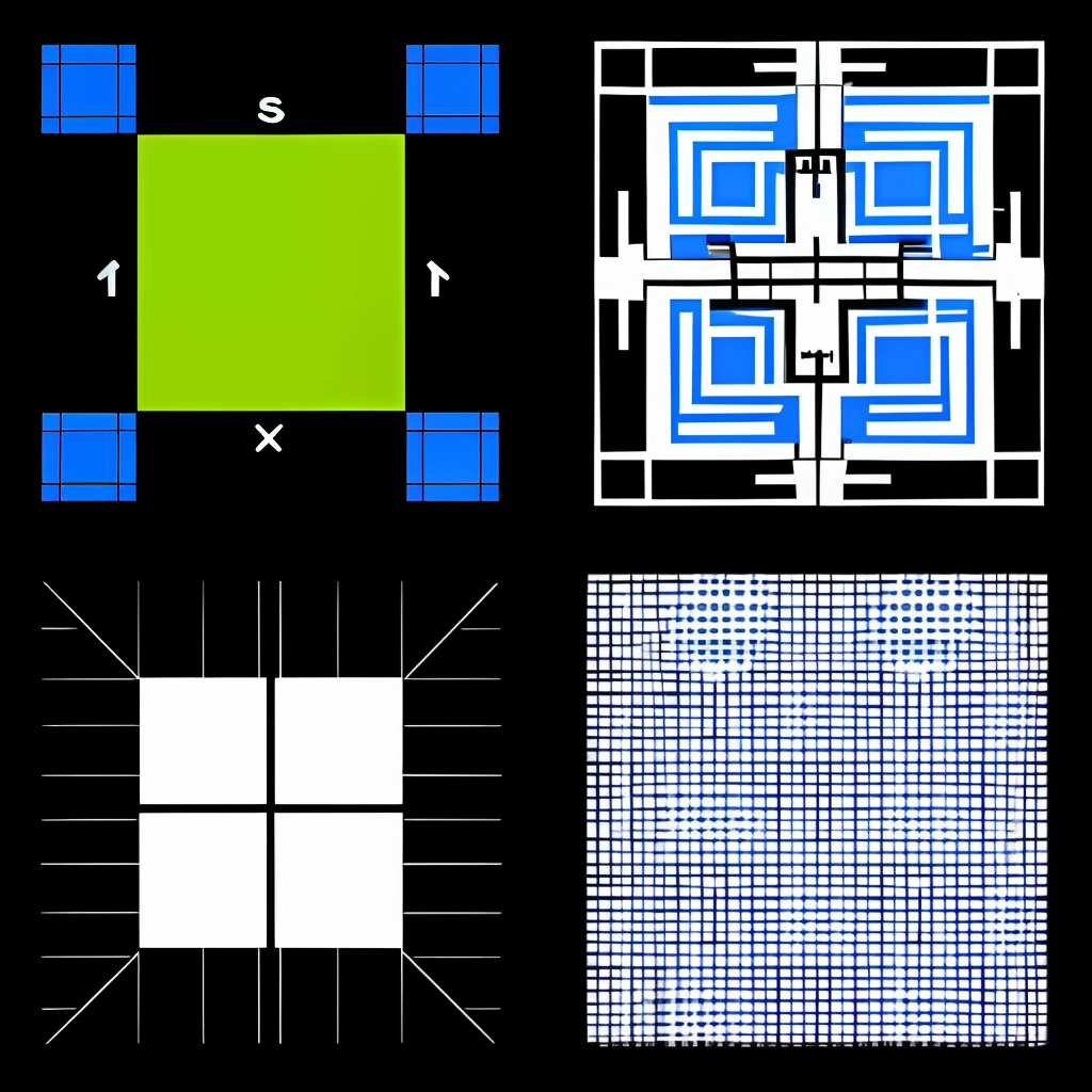 Square continuous pattern