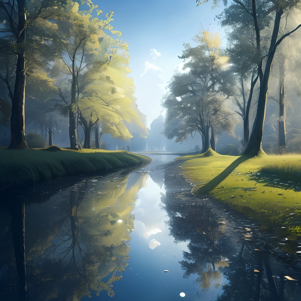 masterpiece, best quality, high quality, extremely detailed CG unity 8k wallpaper, The vast and quiet taiga stretches to the horizon, with dense green trees grouped in deep harmony, as the fresh breeze whispers through their leaves and crystal snow lies on the frozen ground, creating a stunning and peaceful landscape, Bokeh, Depth of Field, HDR, bloom, Chromatic Aberration ,Photorealistic,extremely detailed, trending on artstation, trending on CGsociety, Intricate, High Detail, dramatic, art by midjourney