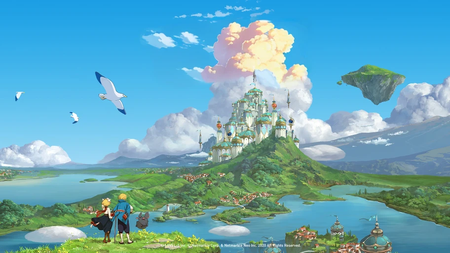(((high quality))), highly_detailed, extremely_detailed_CG_unity_8k_wallpaper, illustration, highres, absurdres, High saturation, ghibli style, ghibli studio, ghibli artstyle, ghibli studio anime style, miyazaki's animated film, (sky), (sky background), (clouds),