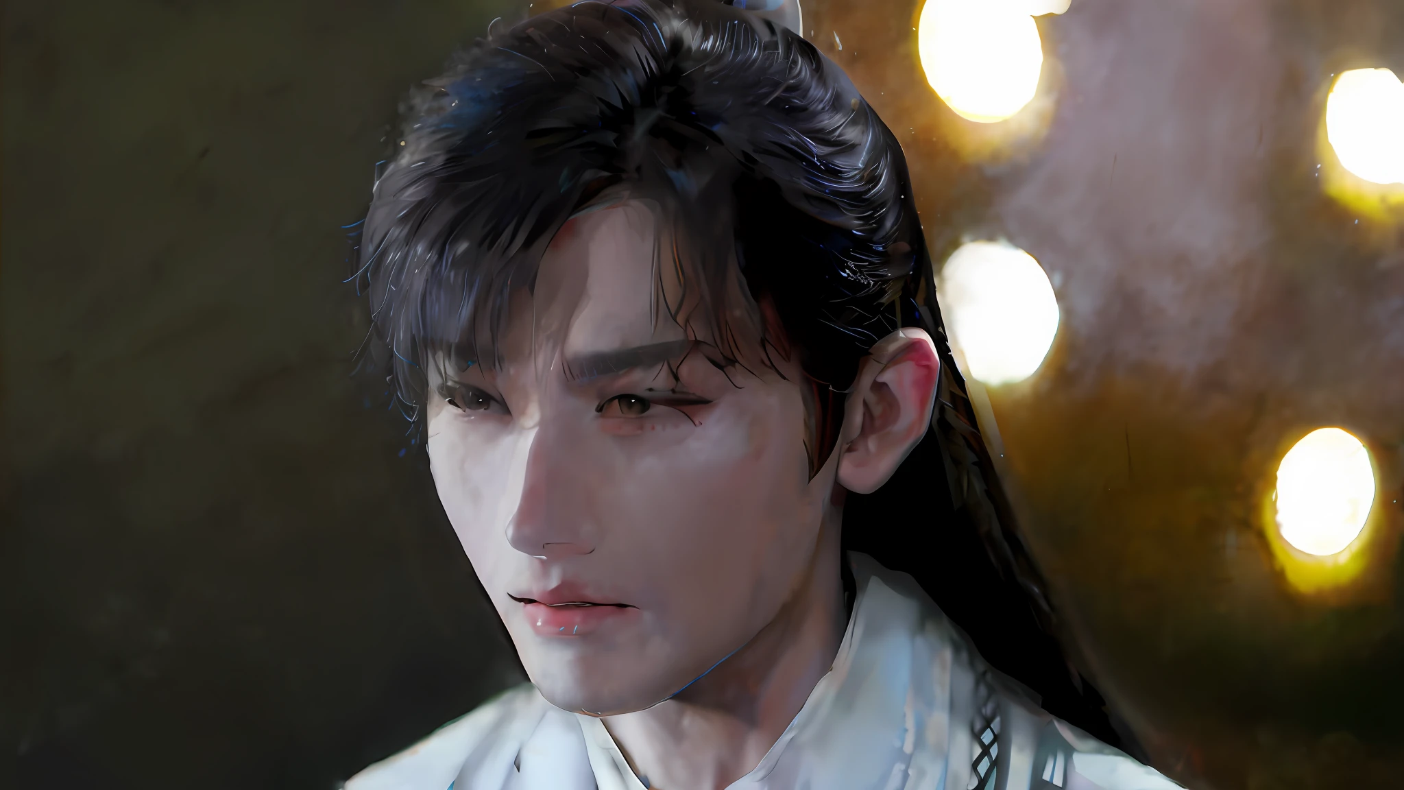 best quality,Anime,merge,colorful,vibrant colors,illustration,artstyle,fantasy,realistic,(masterpiece), (photo_\(medium\):1.0),smooth,sharp focus,(男性:1.1)
