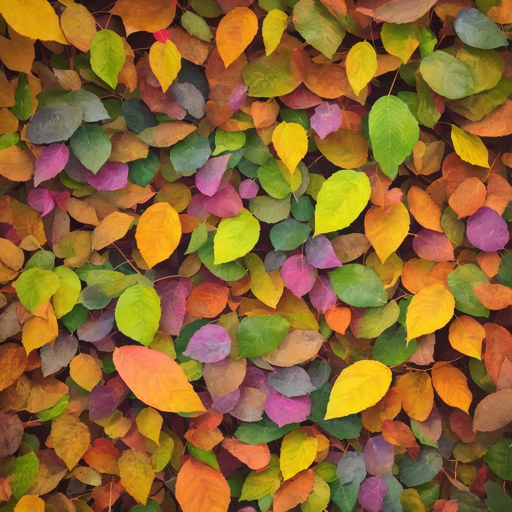 a close up of a painting of colorful leaves on a brown background, color leaves, colorful leaves, hd phone wallpaper, phone wallpaper hd, colorful art, beautiful iphone wallpaper, with beautiful colors, colorful hd picure, wallpaper mobile, beautiful color art!, amoled wallpaper, colourful artwork, digital art high quality, colorful picture, vibrant colors, glowing leaves