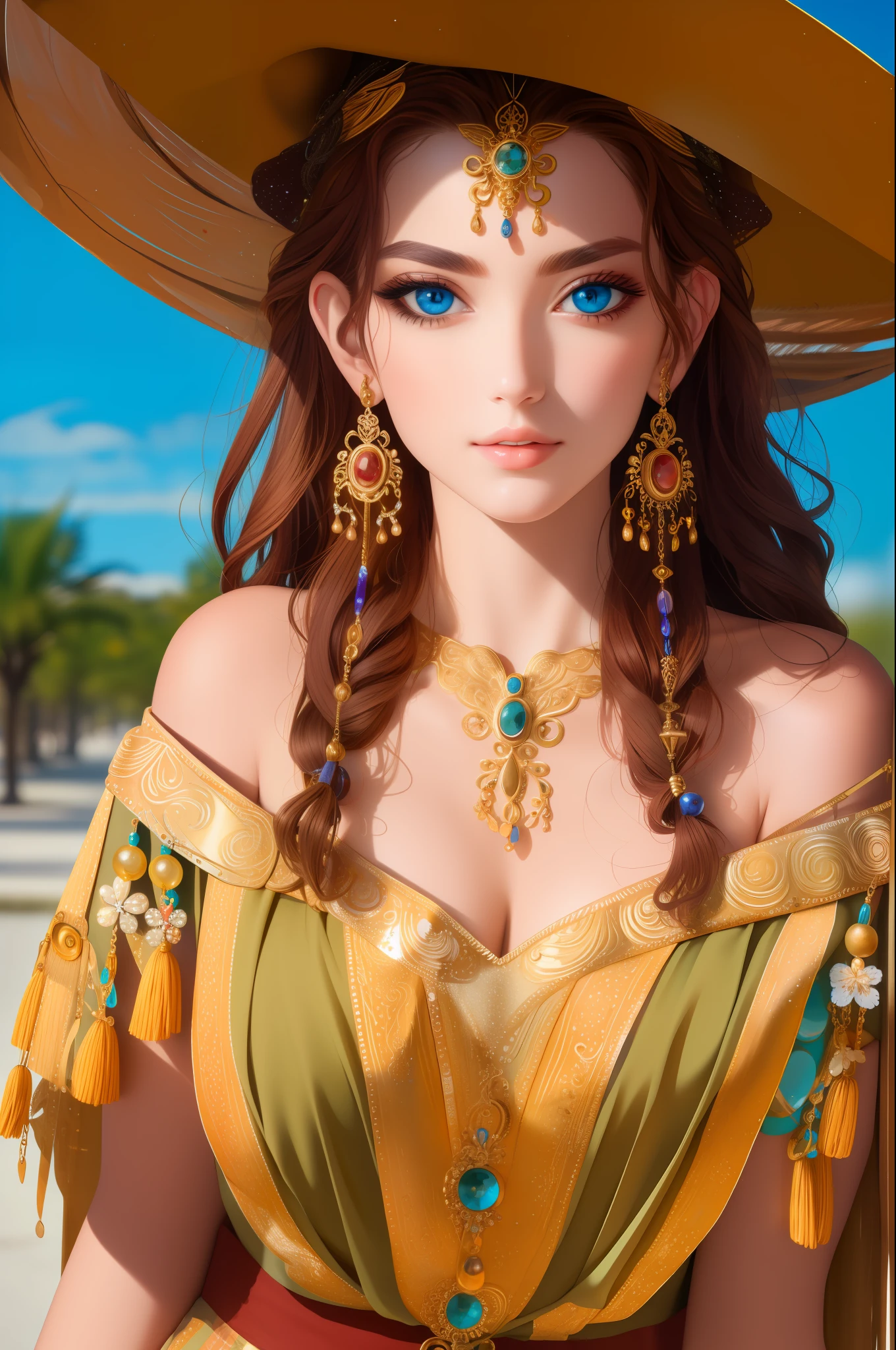 (masterpiece:1.2), (best quality:1.2), perfect eyes, perfect face, perfect light, shooting, 1girl, gypsy witch