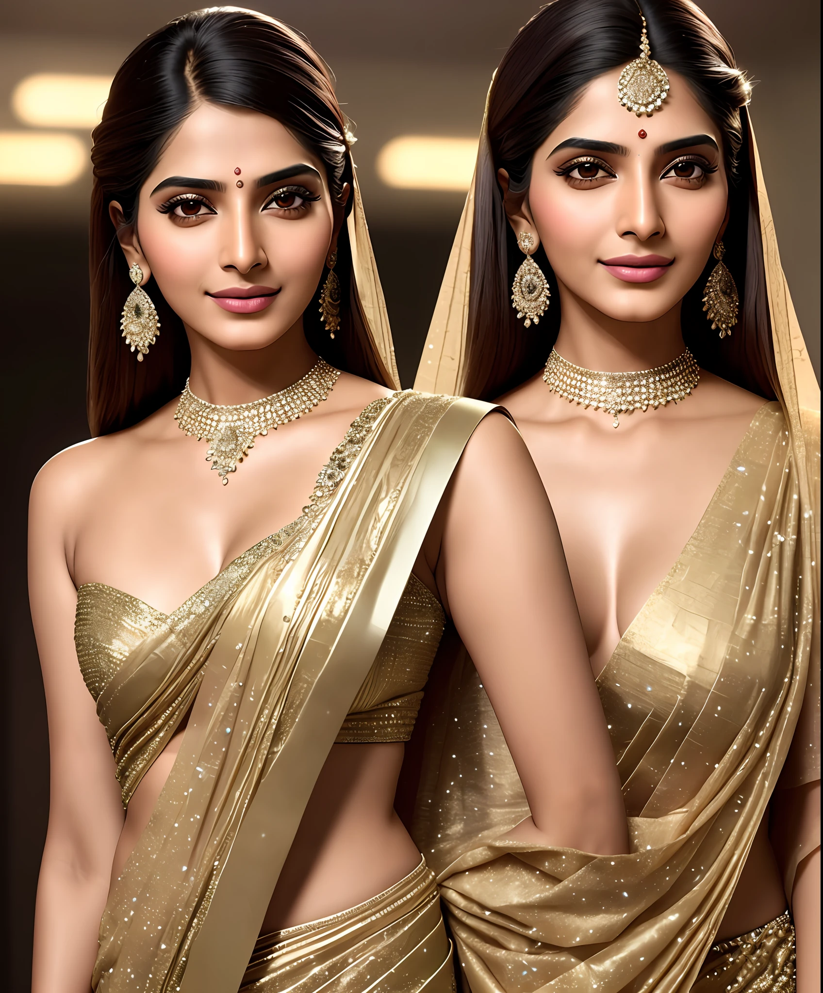 ultra realistic lifelike photo of sonam kapoor, (((full body picture))), ((realistic)), ((hyper realistic)), ((lifelike)),(sharp focus:1.2), attractive woman, (beautiful face:1.1), detailed eyes, luscious lips,
wearing see through saree, sexy attractive figure
4K, HDR, DSLR photoshoot, professional photography, detailed texture.
