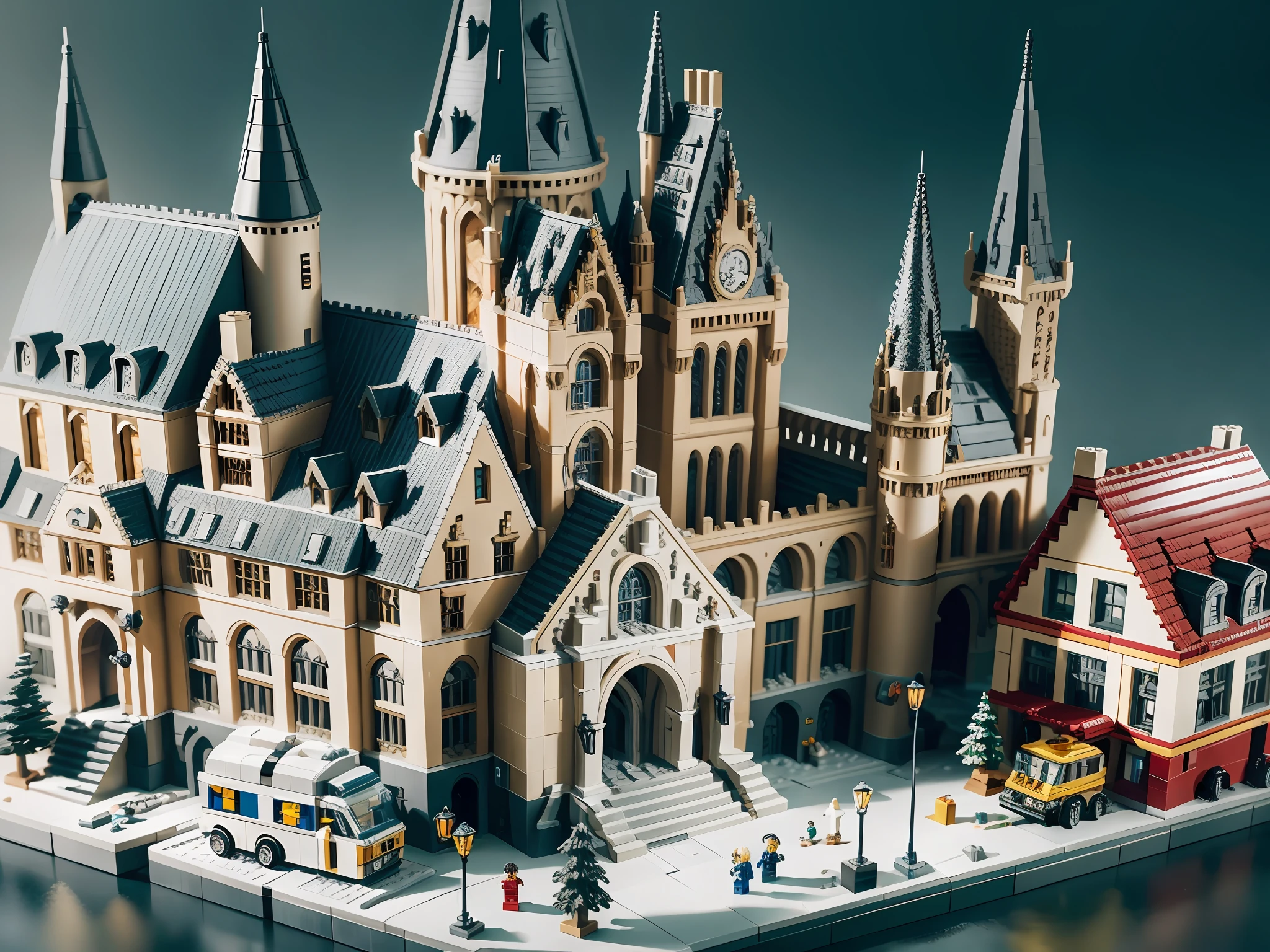 LEGO Harry Potter scenes, highly detailed, super high resolution, 8K UHD --v 6