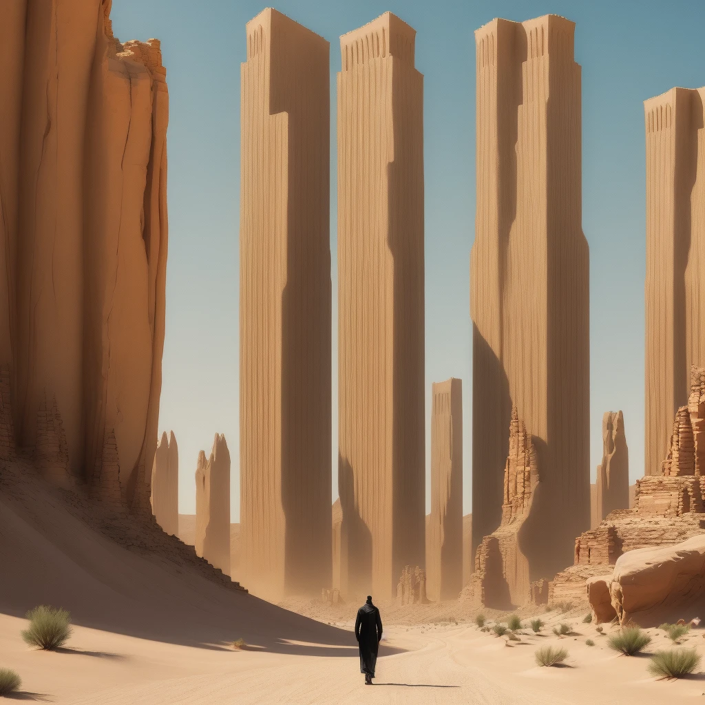 singing towers in the desert