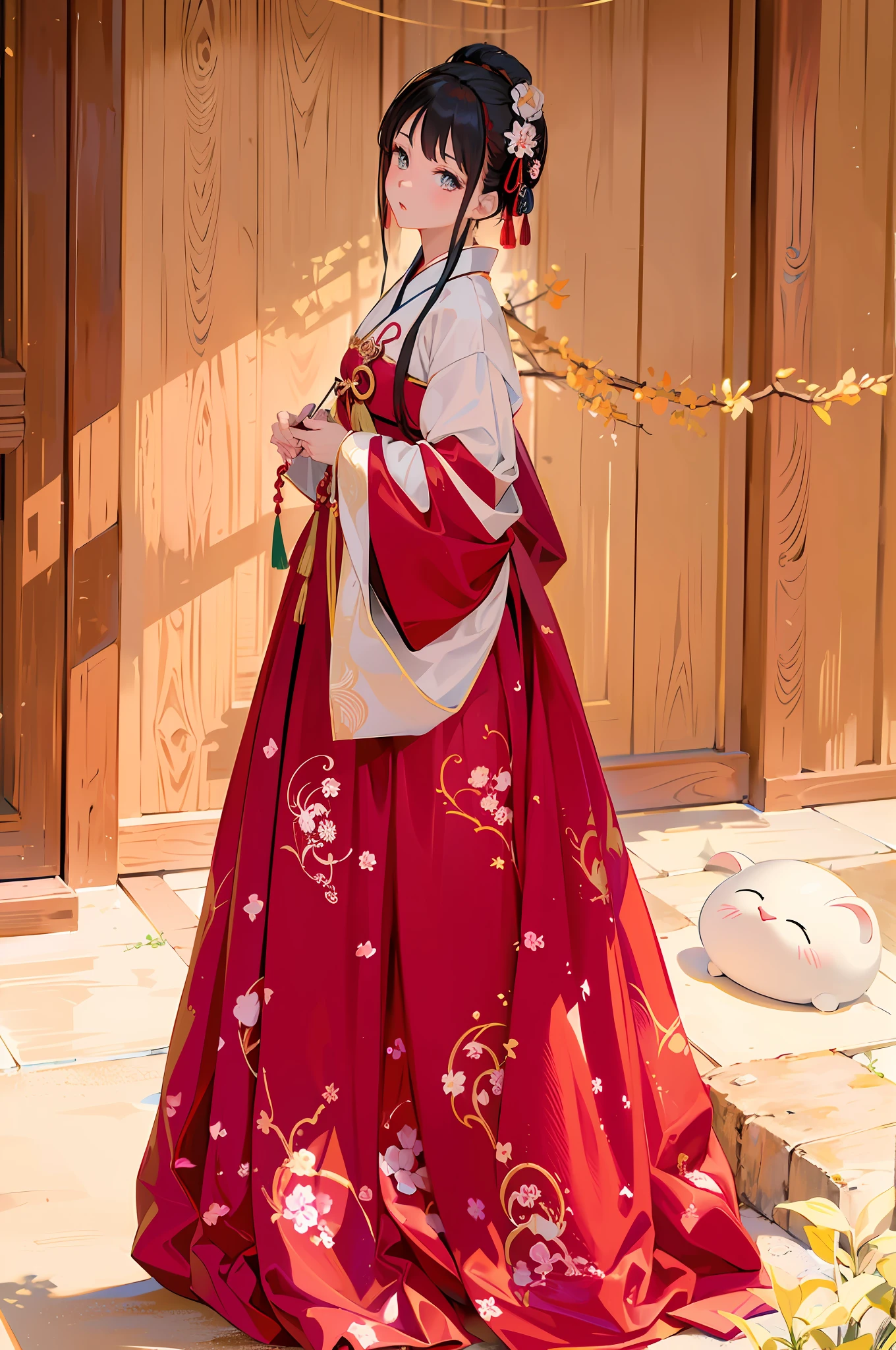 ((((Japanese style))), (light familiar style), (((Hayao Miyazaki style))), (bright Kazilan big eyes,), ((focus on face)), (exquisite face) , (ultra high definition), (highest quality), anime girl in red dress and white umbrella, Hanfu, palace, anime girl in Hanfu, ancient Chinese clothes, white Hanfu, traditional Chinese dress, wearing China Ancient clothes, Chinese clothing, in a luxurious silk cloak, ancient Chinese princess, in a lady's dress, in a gold-plated red robe, kimono with red flower pattern