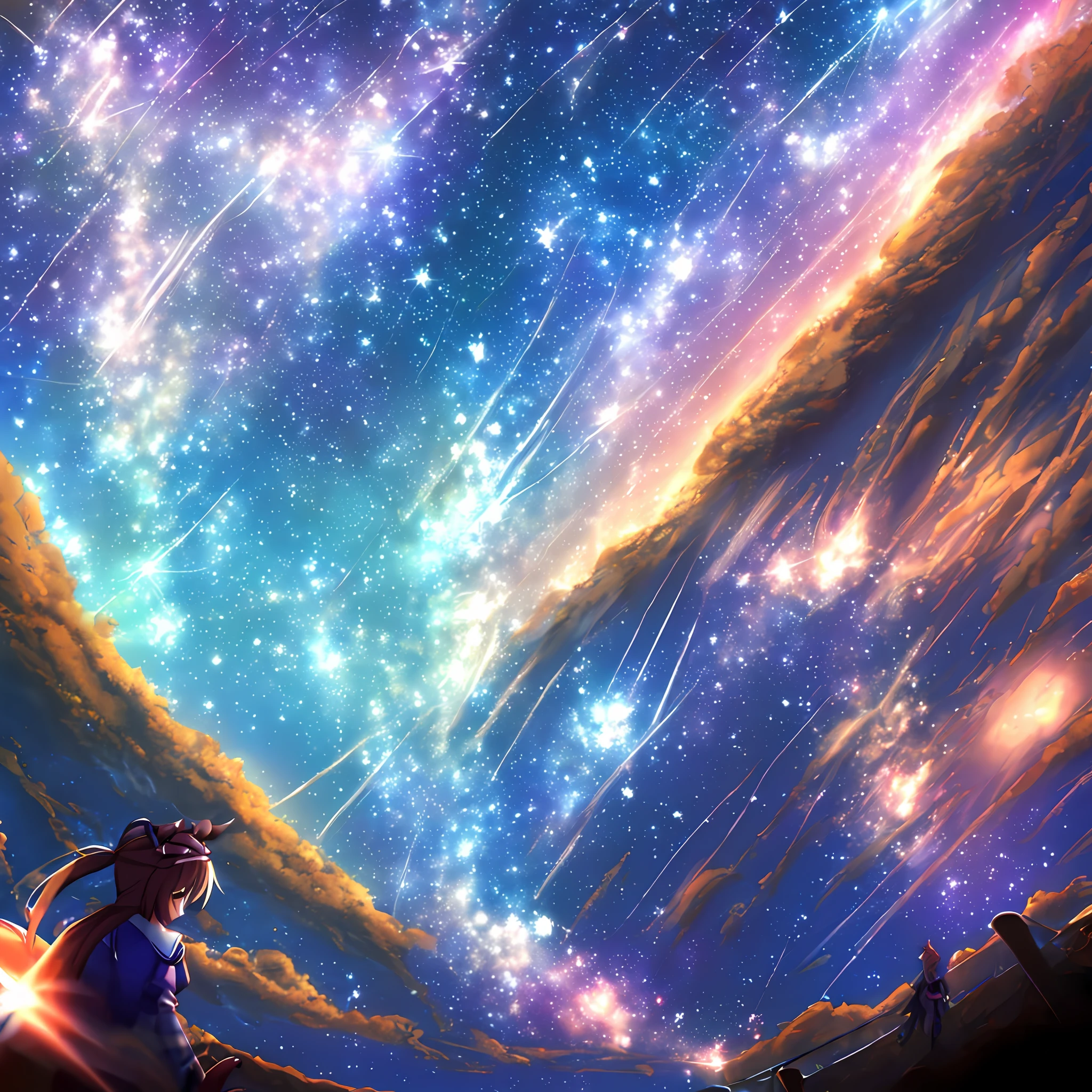 [Neo Universe Universe-Naut] Starry sky, cinematic angle, superb view