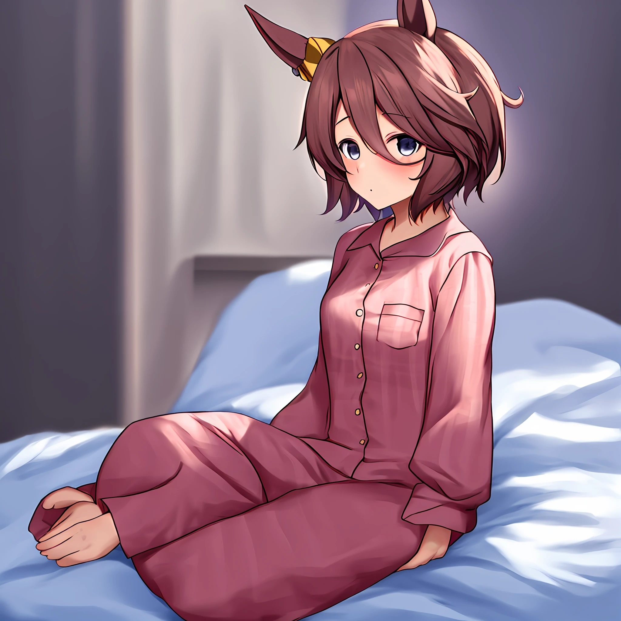 Narita Taishin, good night. 1 person in pajamas