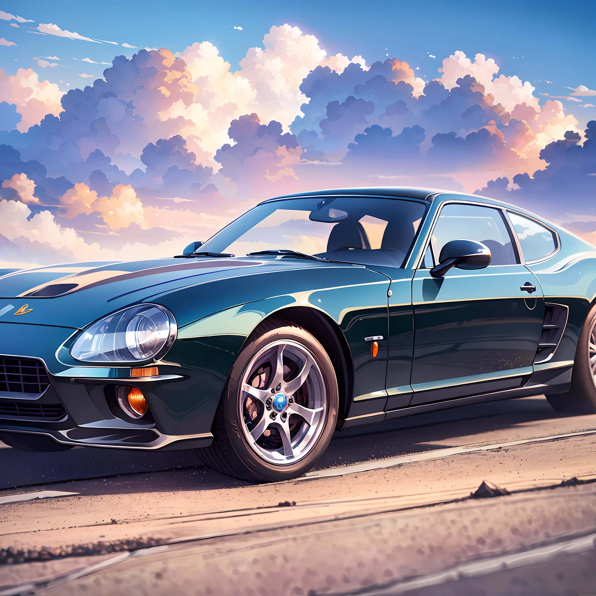 Masterpiece, best quality, CG, wallpaper, HDR, high quality, high definition, very detailed, portrait of Emma stonel, cloudy sky background lush landscape illustration concept art anime key visual trends pixiv fanbox by wlop and greg rutkowski and makoto shinkai and studio ghibli --v 6 --auto --negative