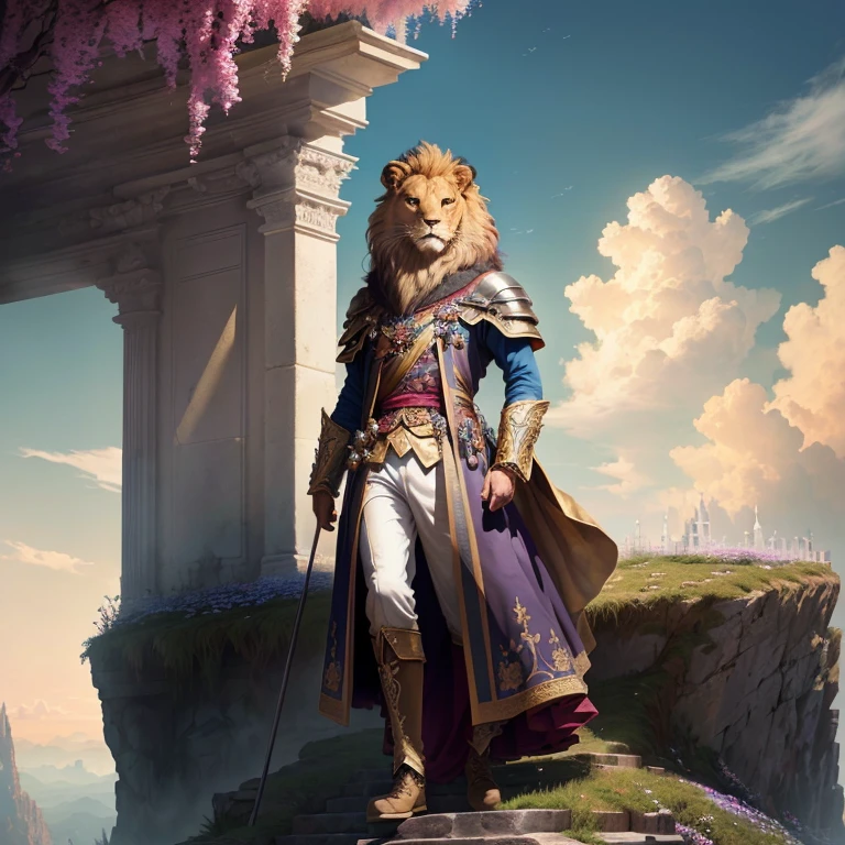 Lion on top of the kingdom stone