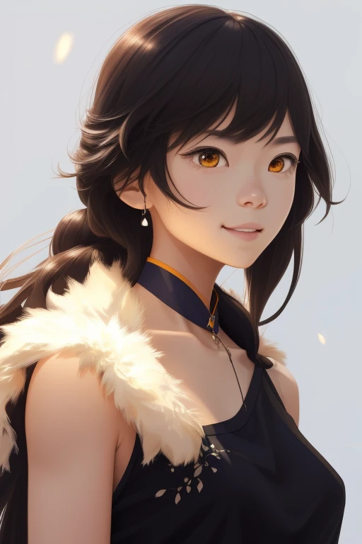 girl in warrior costume, depth of field, soft lighting, masterpiece, best quality, intricate, tone mapped, highly detailed, artstation, concept art, soft, sharp focus, dramatic lighting, highly detailed artwork, cinematic, painting hyper realistic, trending on Artstation, 8K, amazing shadows, dark blue, t-shirt design, bold colors, black background, Studio Ghibli style, plain dark black background, cinematic lighting effect, smiling, charming, tetradic pastel colors, Art 3D vector, fantasy art, bokeh, Adobe Illustrator, hand-drawn, digital painting, soft lighting, isometric style, 4K resolution, photorealistic rendering, highly detailed cleanup, vector image, photorealistic masterpiece, professional photography, simple space backdrop , flat white background, vector isometric and vibrant, realistic (highly detailed background: 1.0)